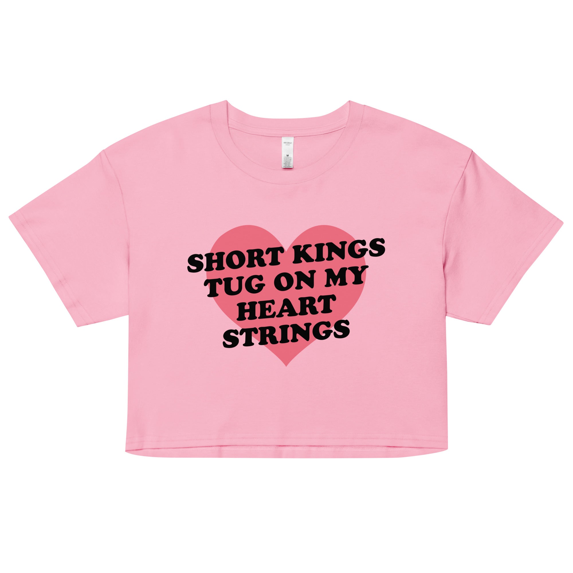 Short Kings Tug on My Heart Strings crop top