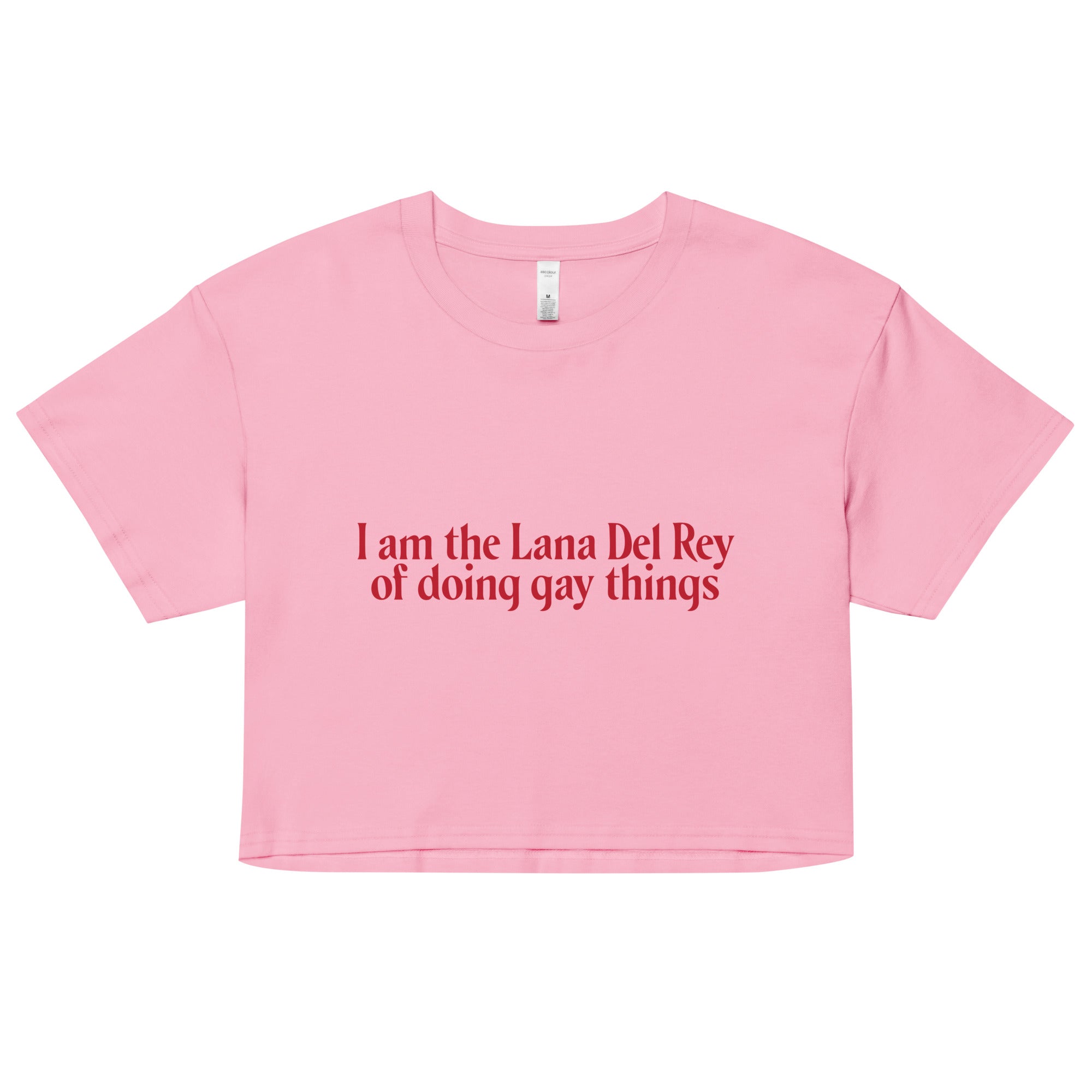 Lana Del Rey of Doing Gay Things crop top