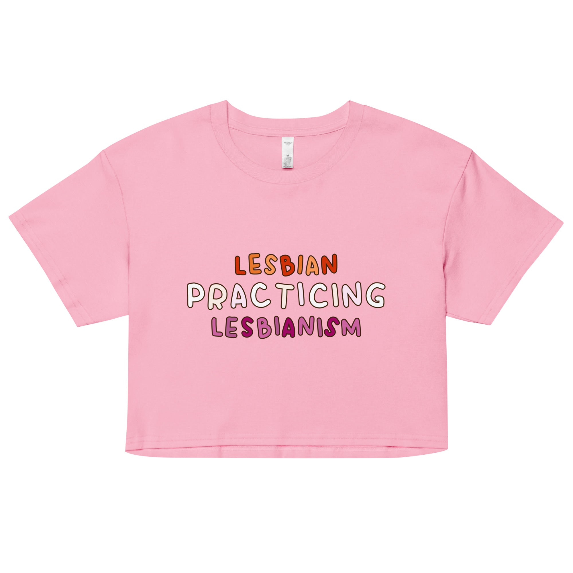 Lesbian Practicing Lesbianism crop top