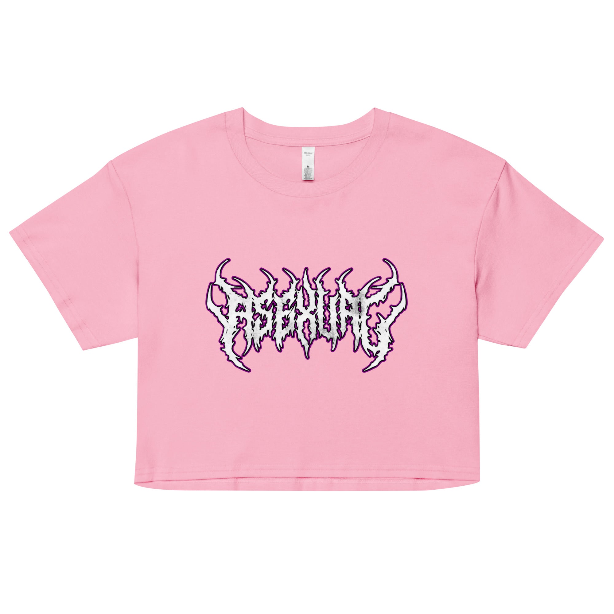 Aesxual Heavy Metal crop top