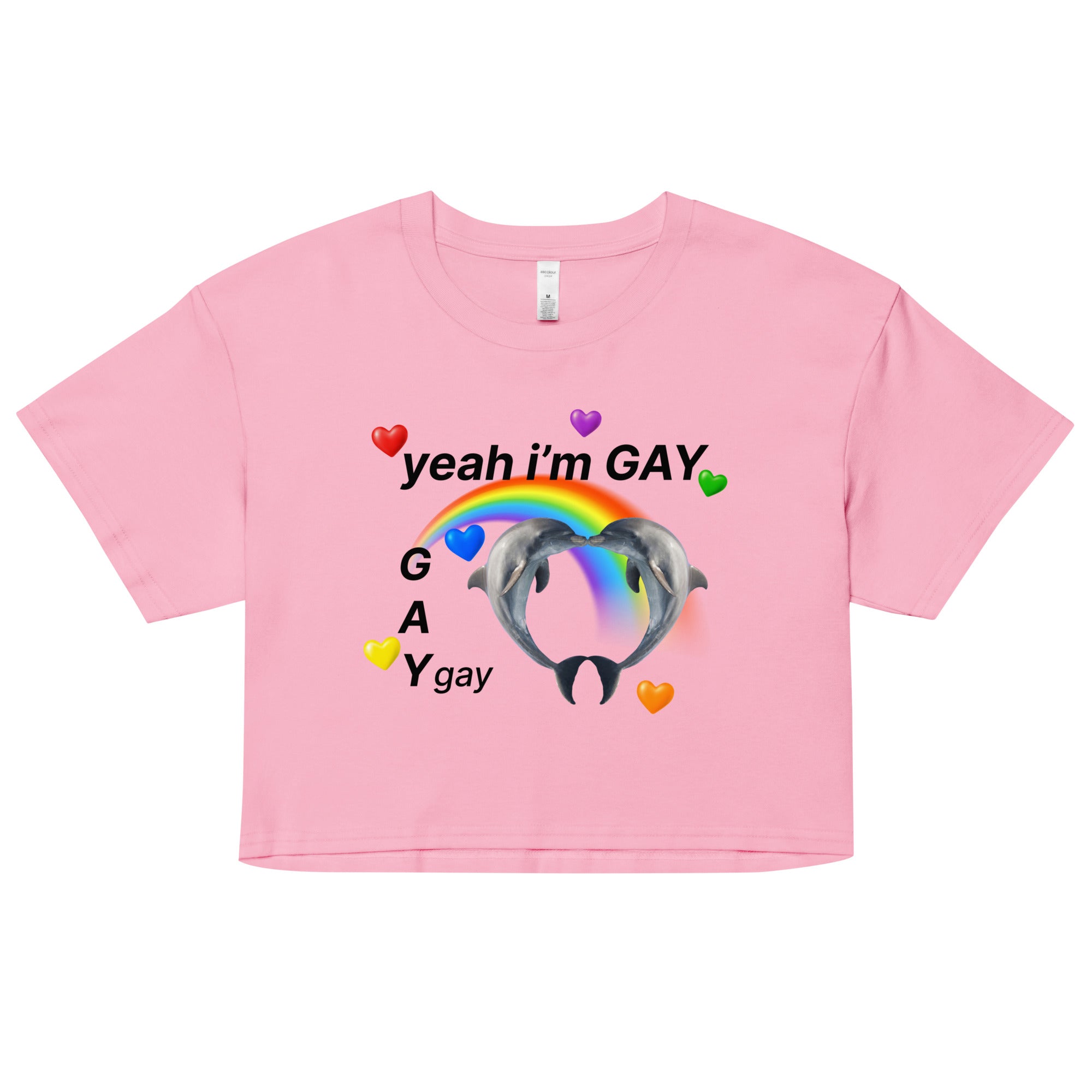 Yeah I'm GAY (Gay) crop top