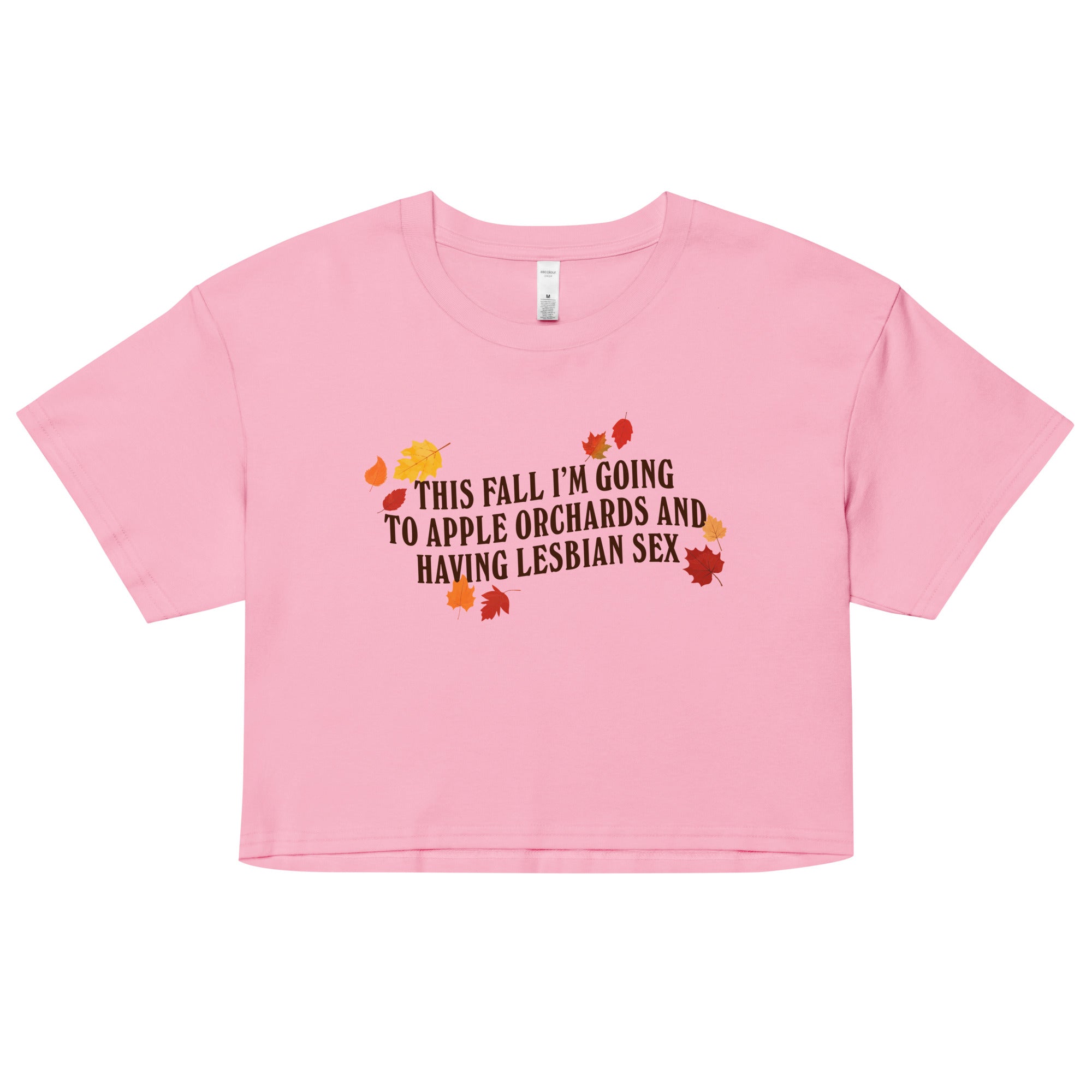 Apple Orchards and Lesbian Sex crop top