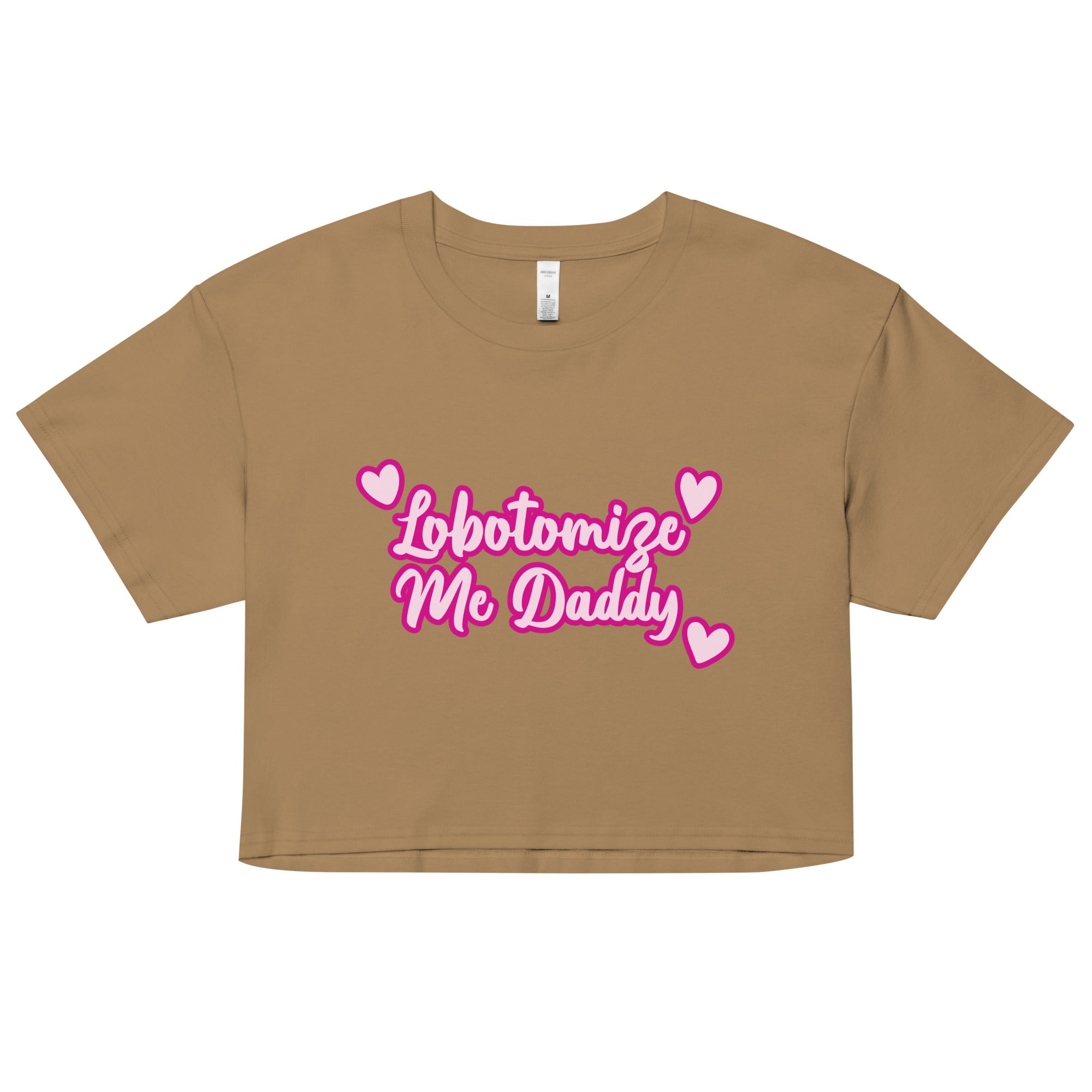 Lobotomize Me Daddy crop top