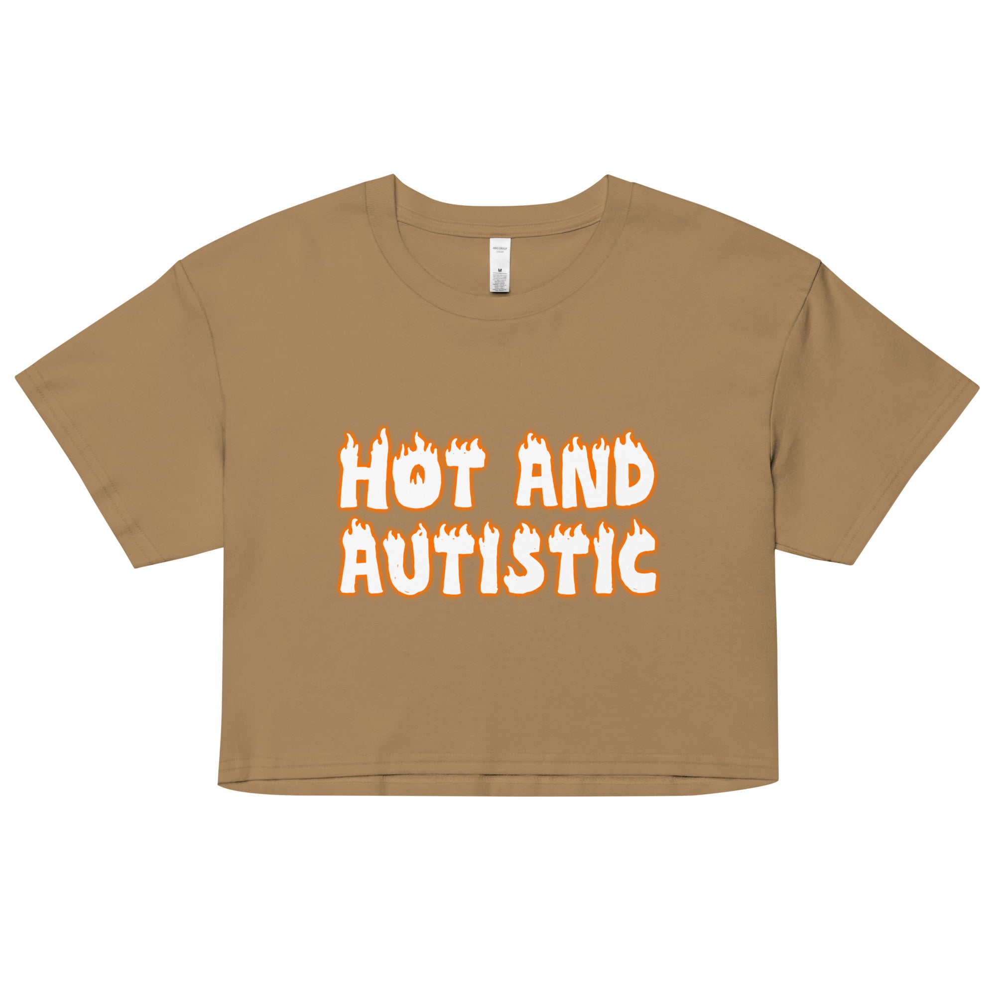 Hot and Autistic crop top