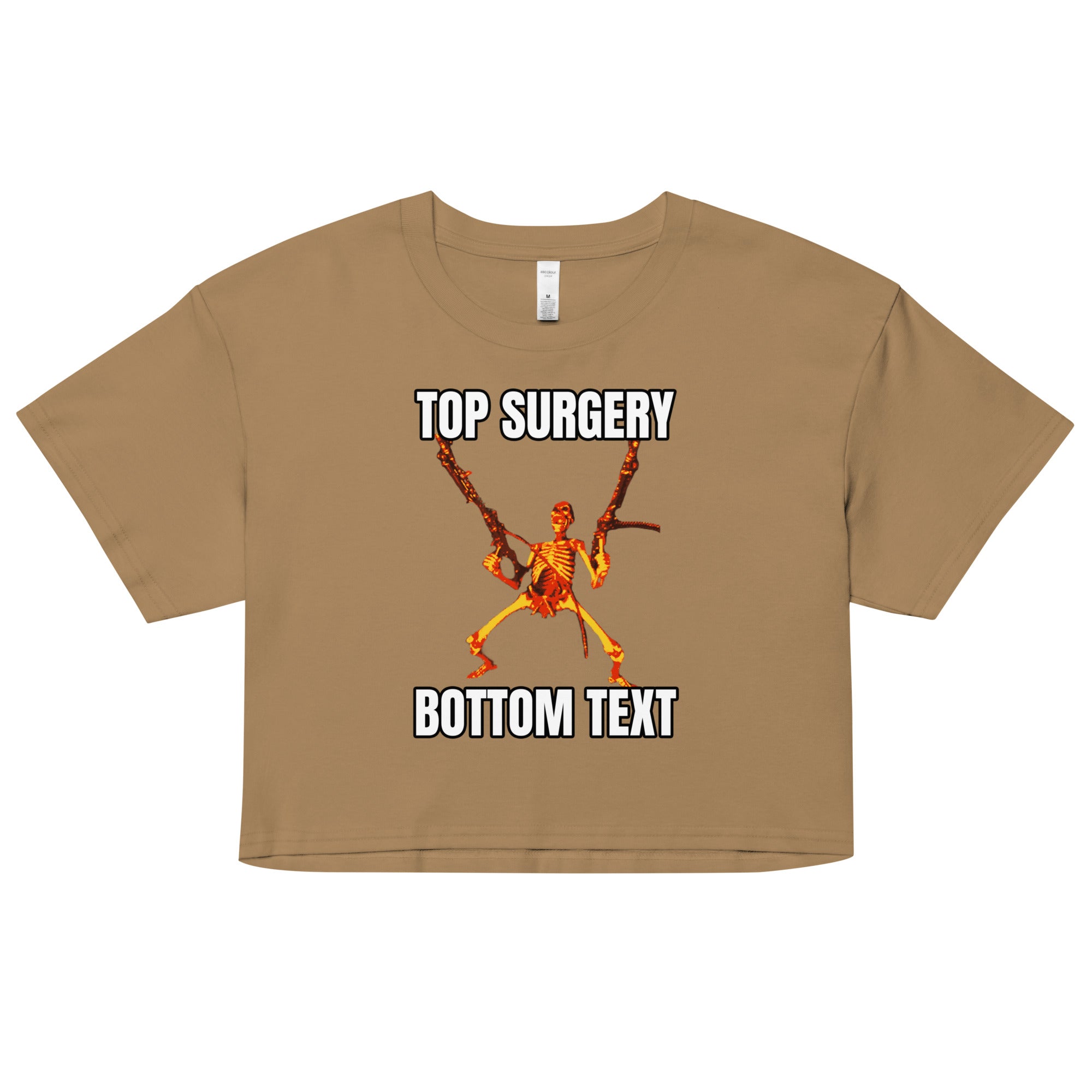 Top Surgery Bottom Text crop top