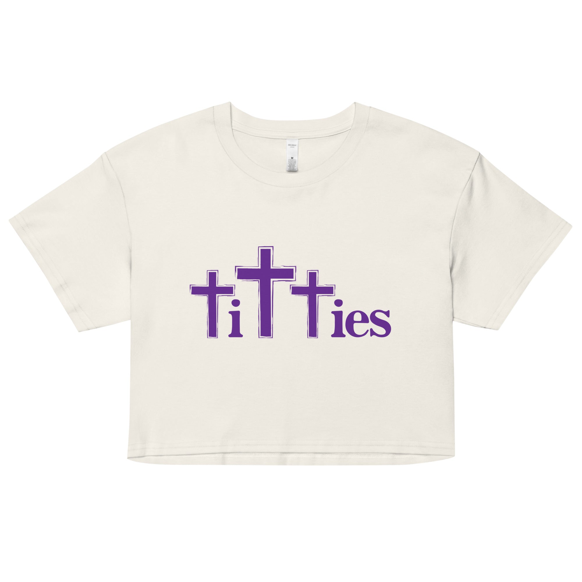 Titties (Crosses) crop top