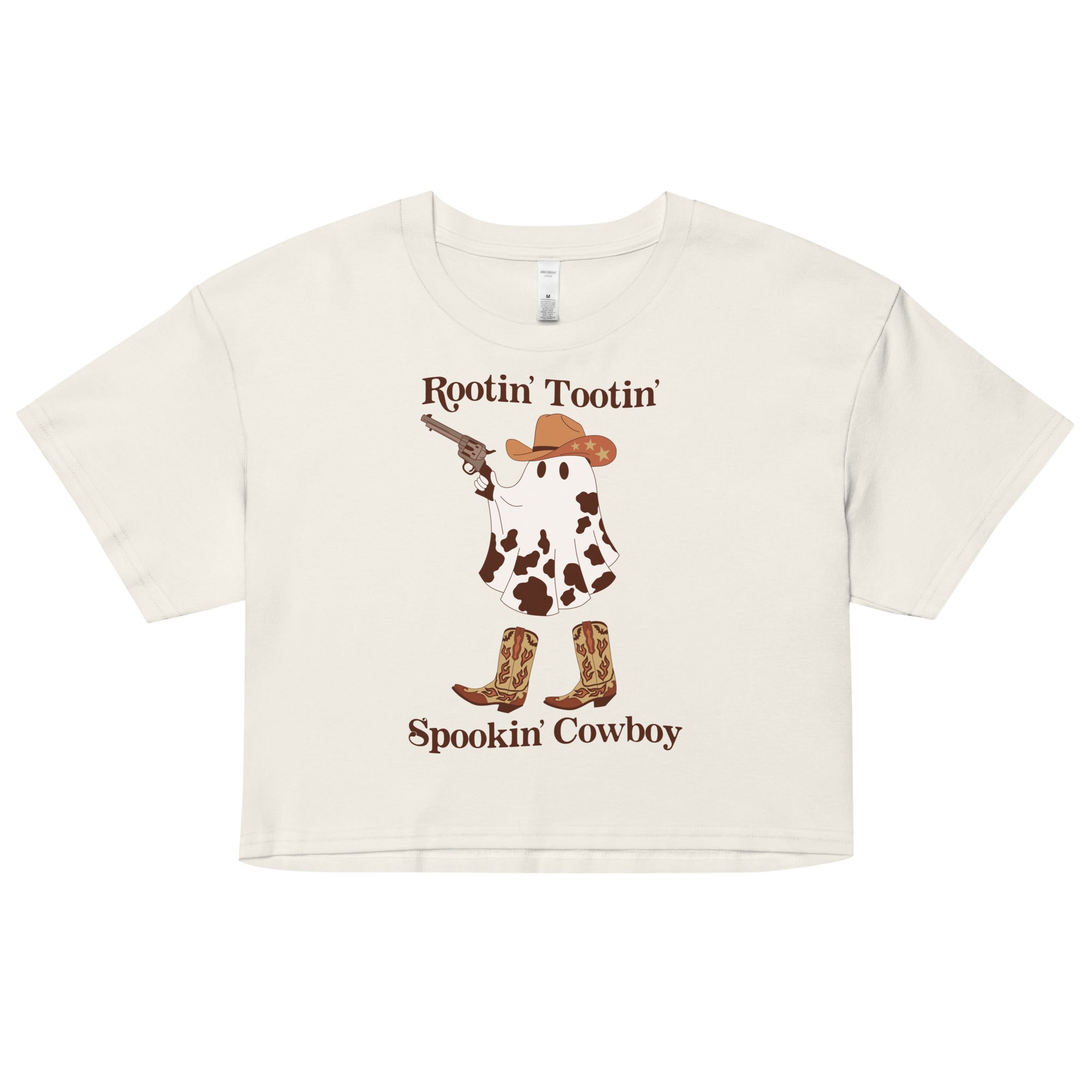 Rootin' Tootin' Spookin' Cowboy crop top