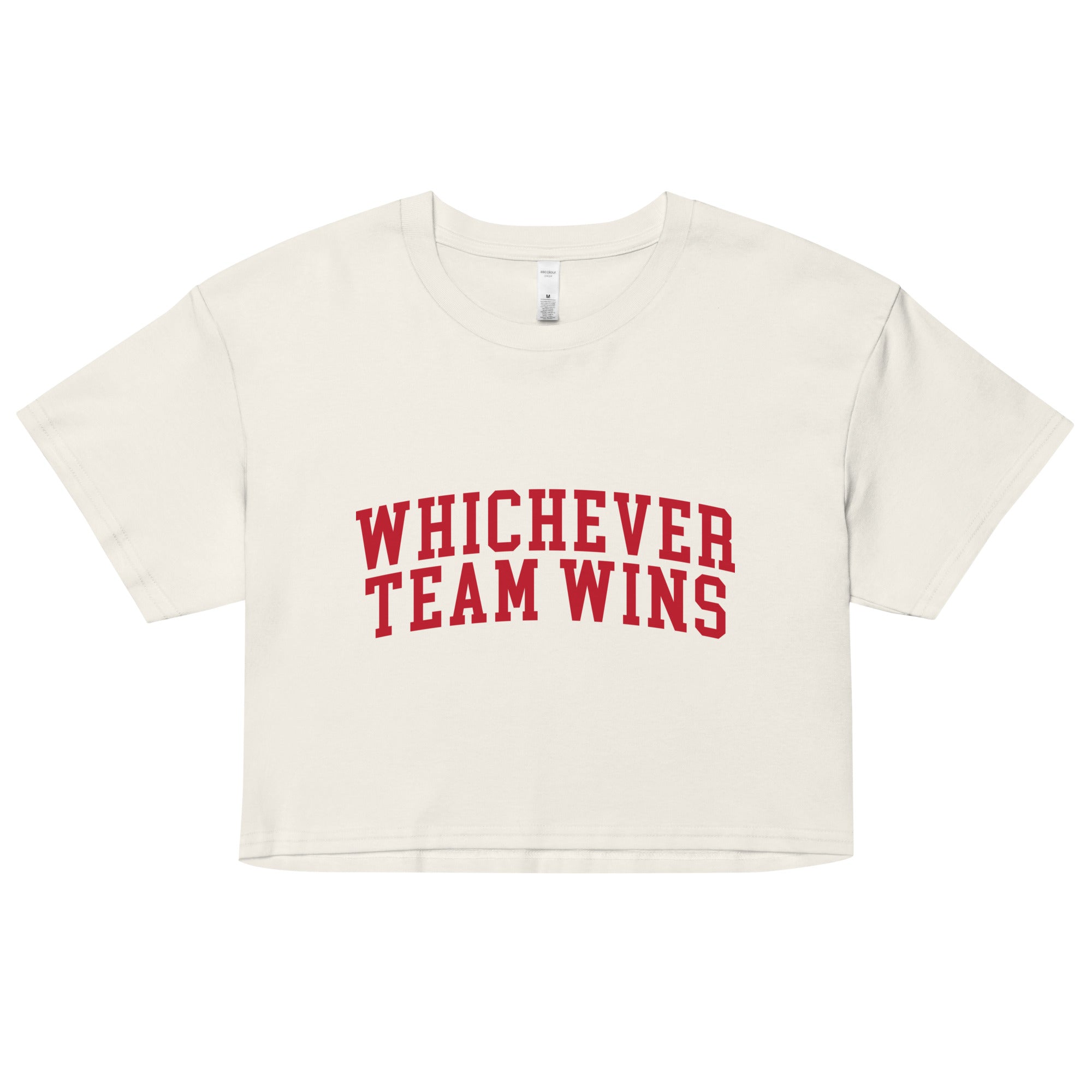 Whichever Team Wins crop top