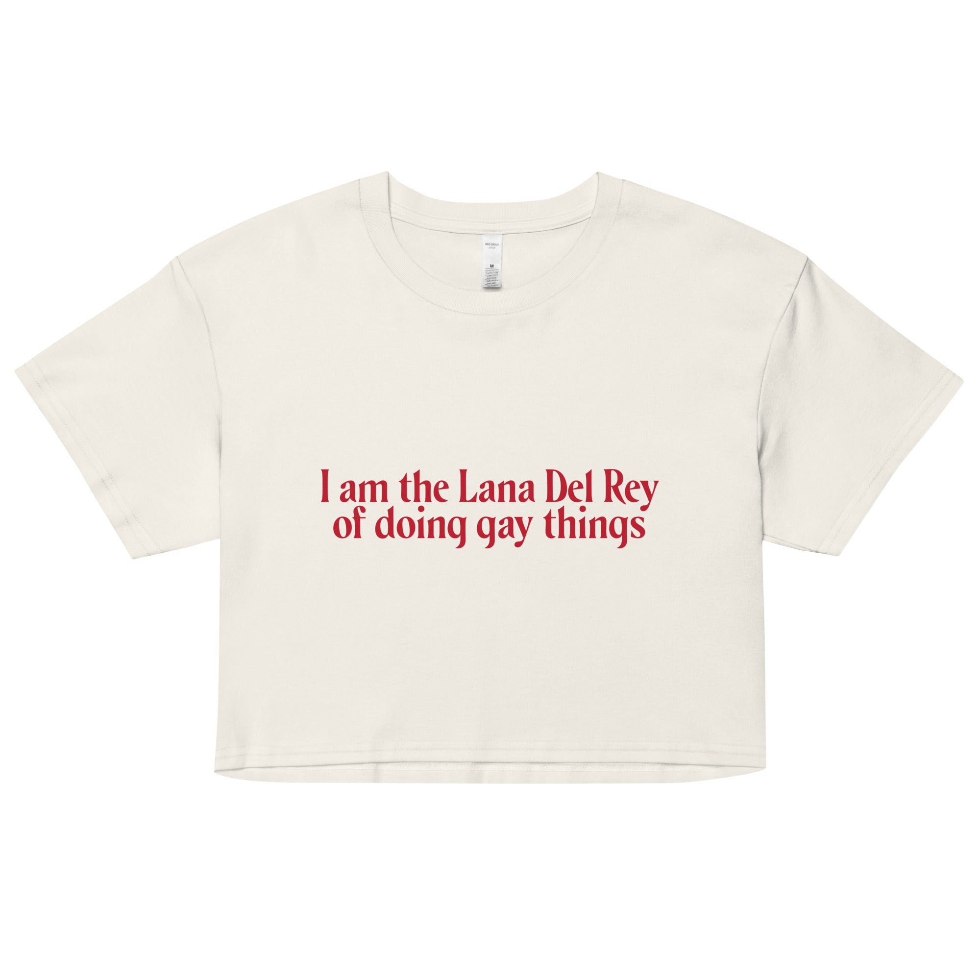 Lana Del Rey of Doing Gay Things crop top