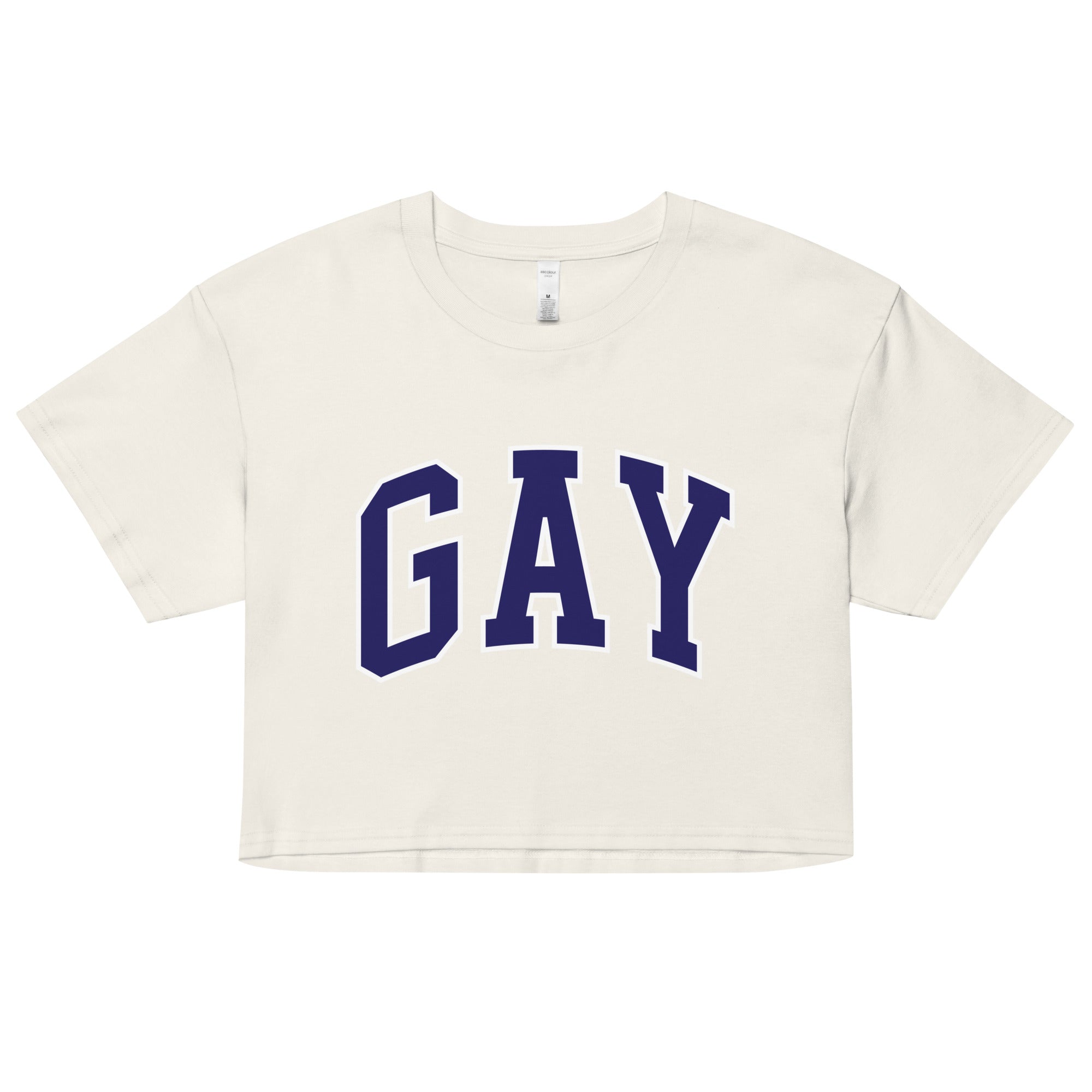 GAY crop top