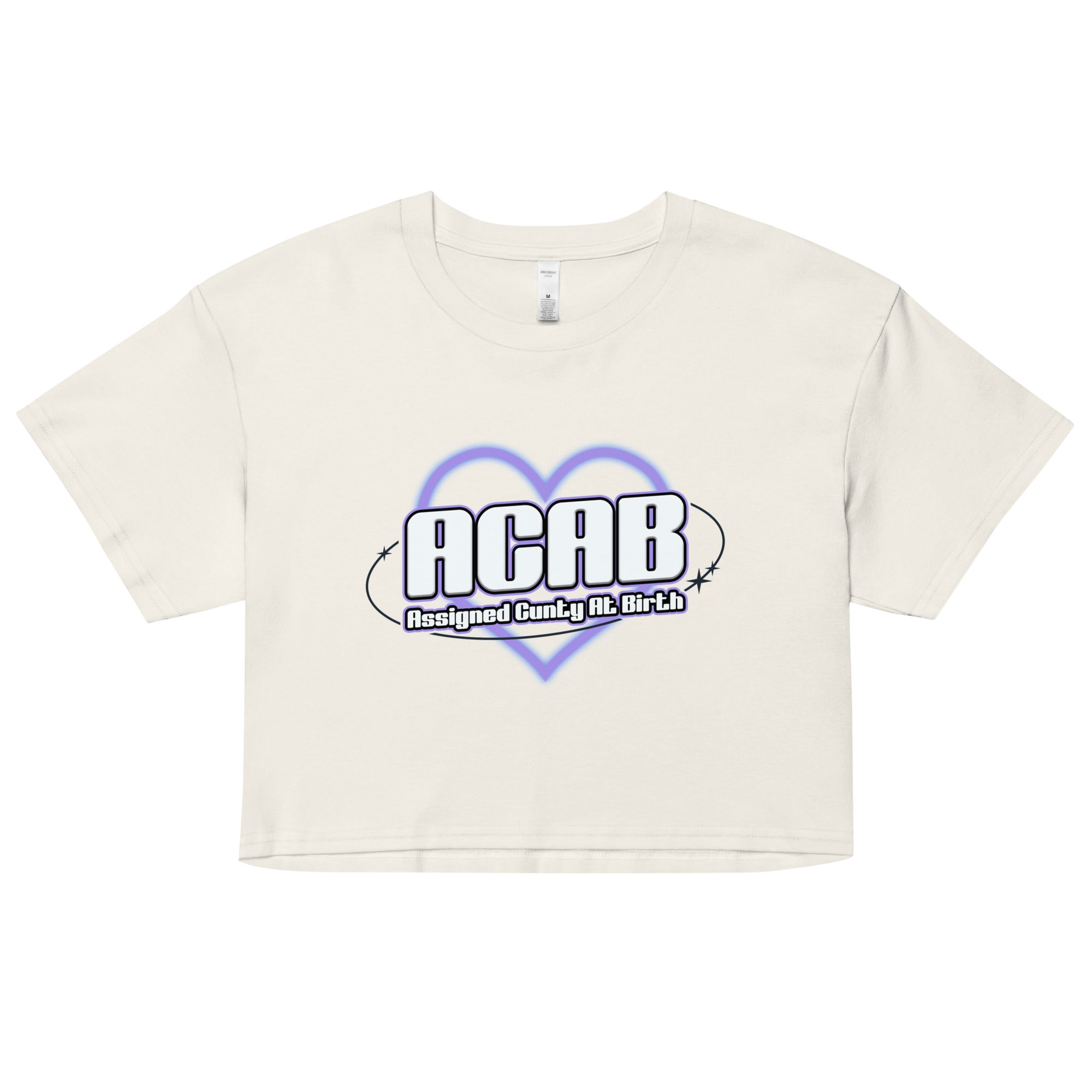 ACAB (Assigned Cunty At Birth) crop top