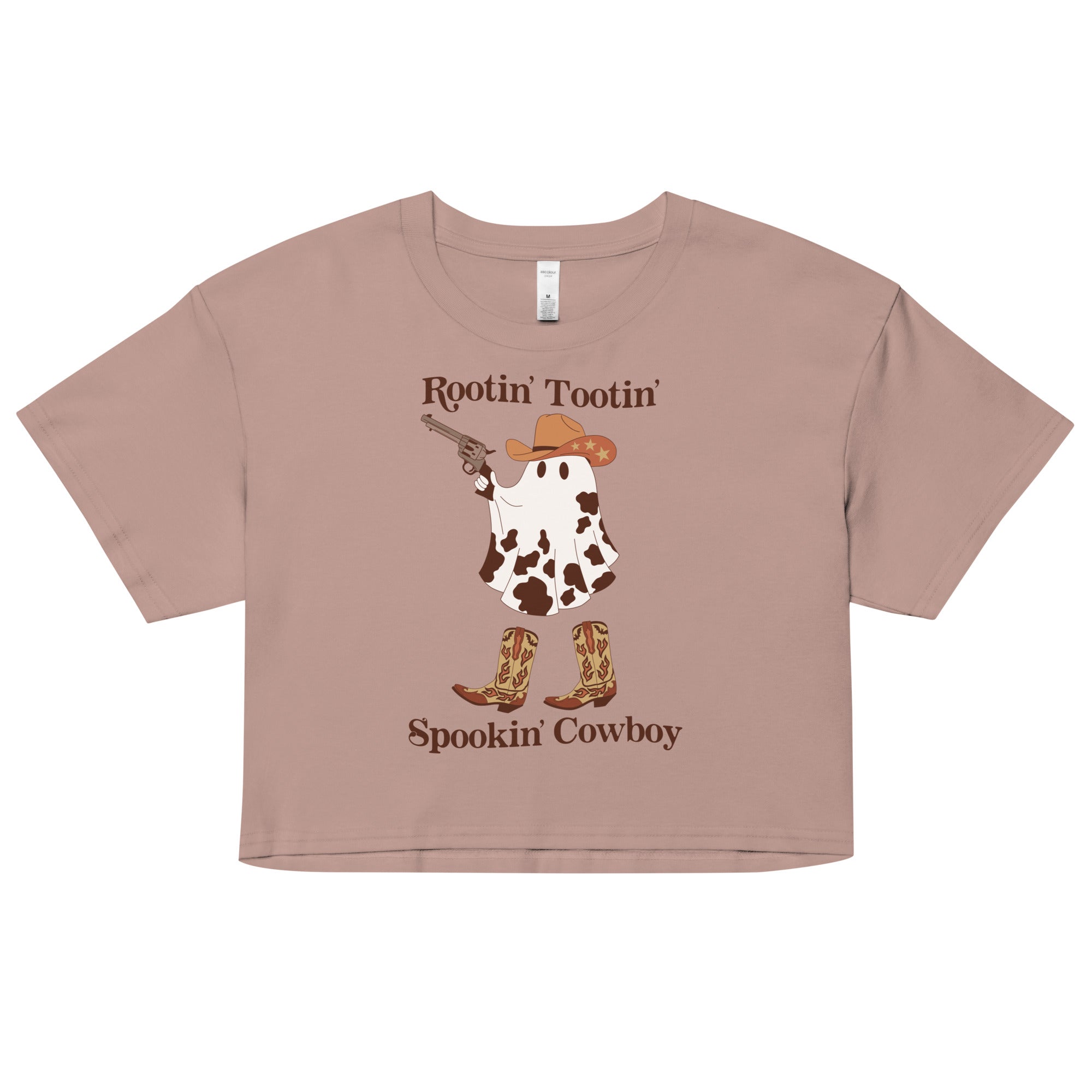 Rootin' Tootin' Spookin' Cowboy crop top