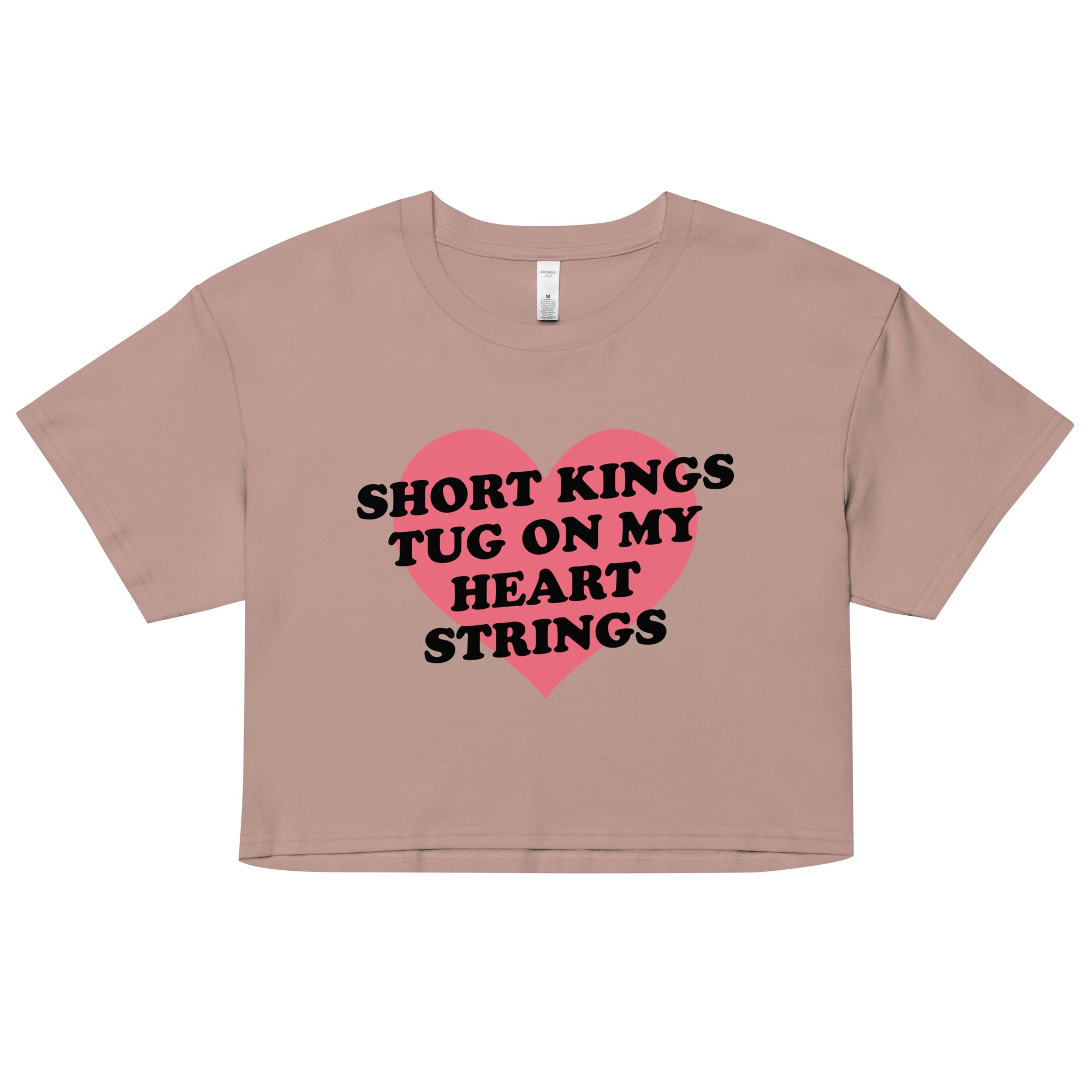 Short Kings Tug on My Heart Strings crop top