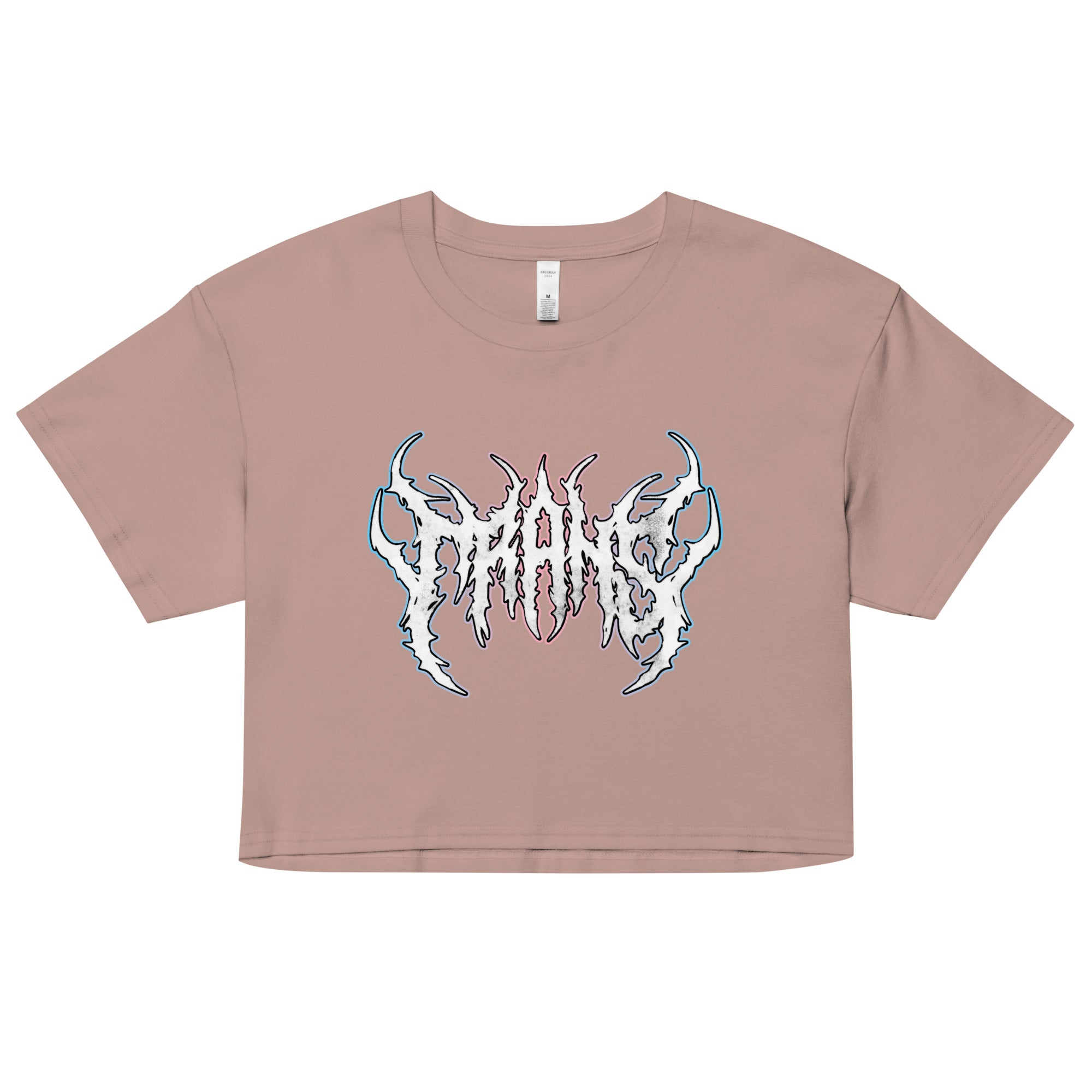 Trans Heavy Metal crop top