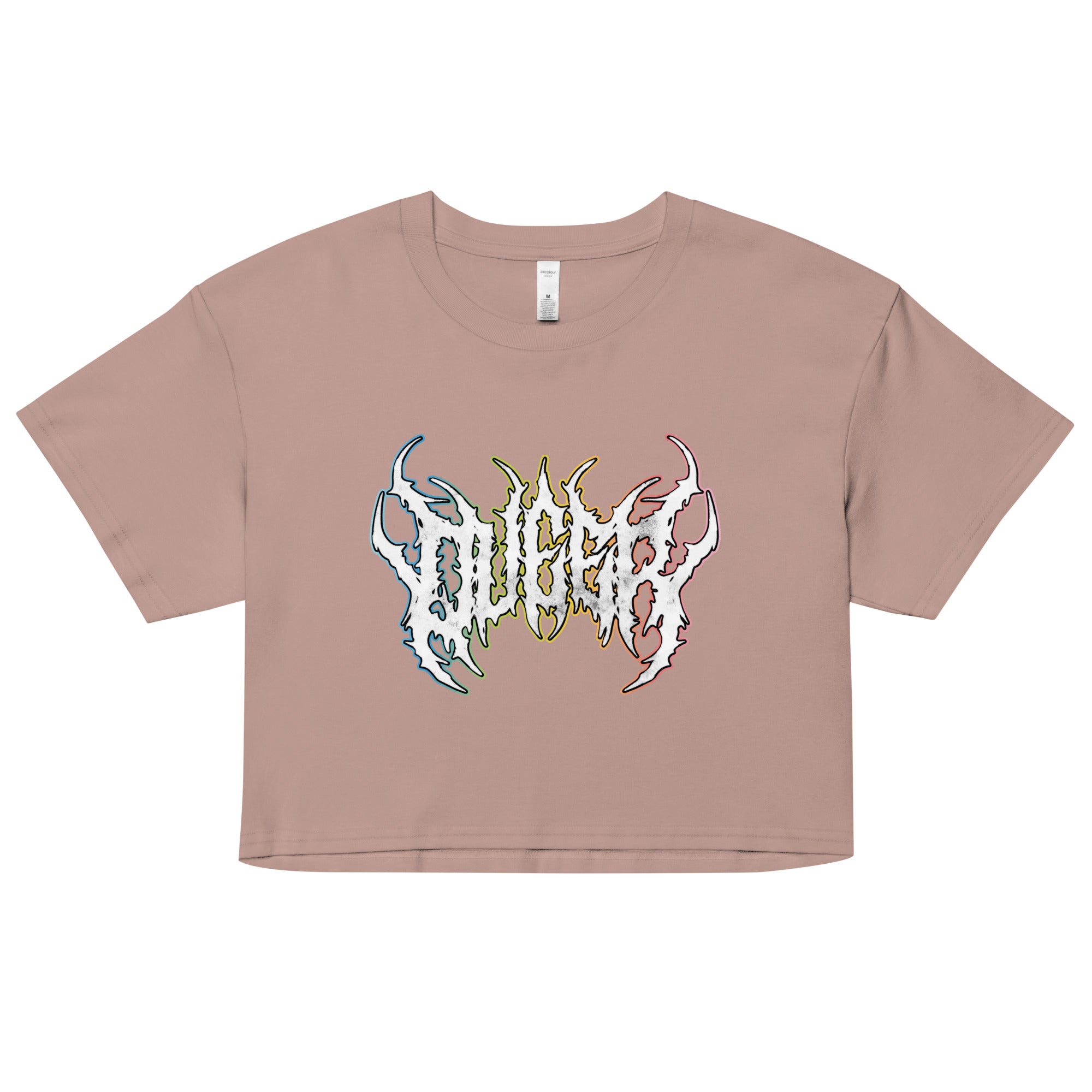 Queer Heavy Metal crop top