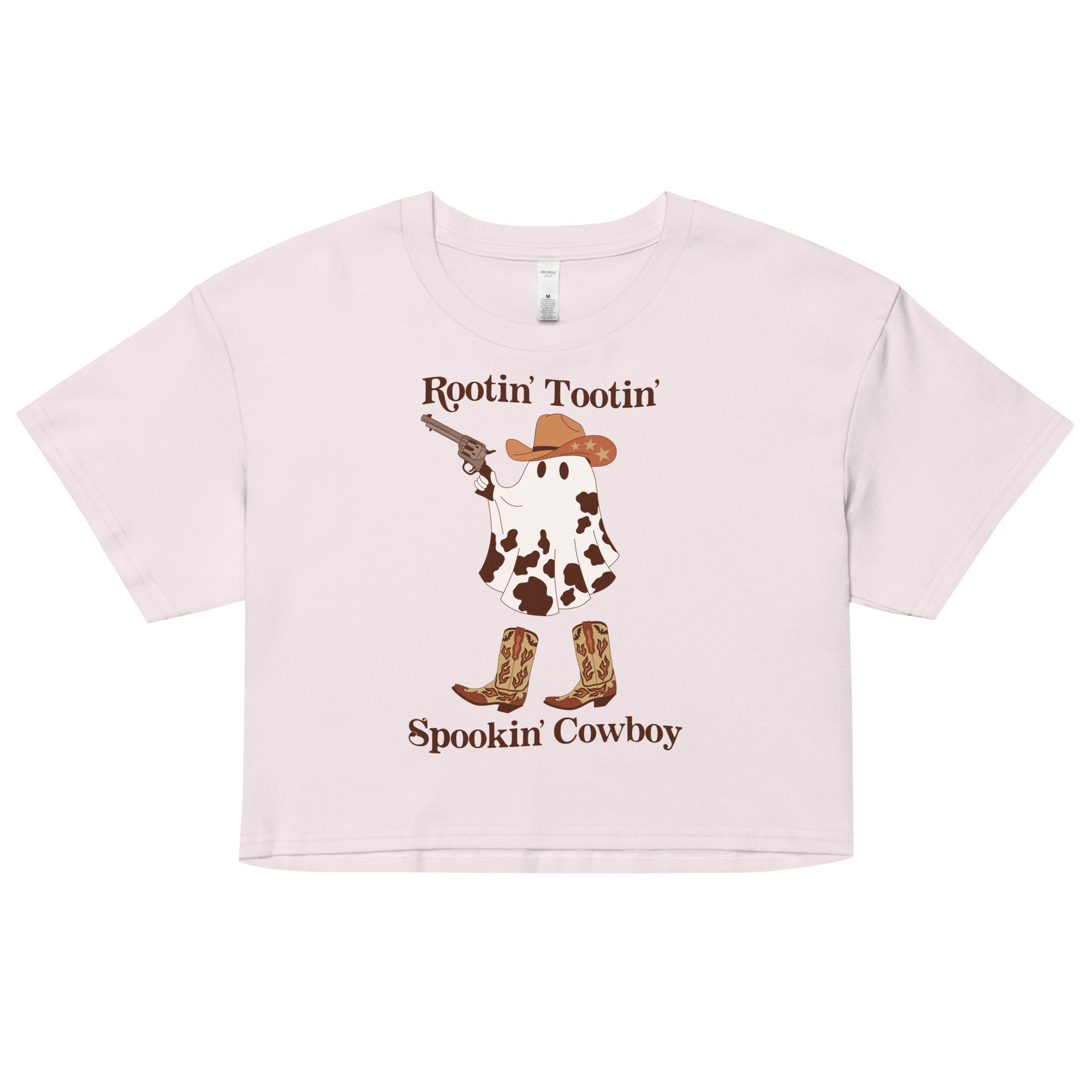 Rootin' Tootin' Spookin' Cowboy crop top