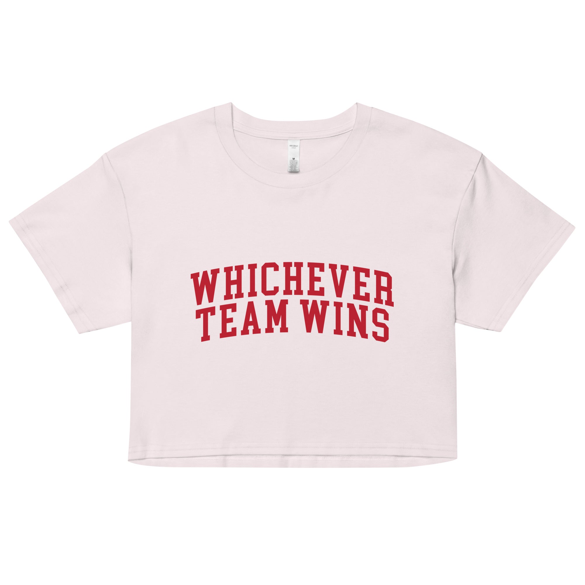 Whichever Team Wins crop top