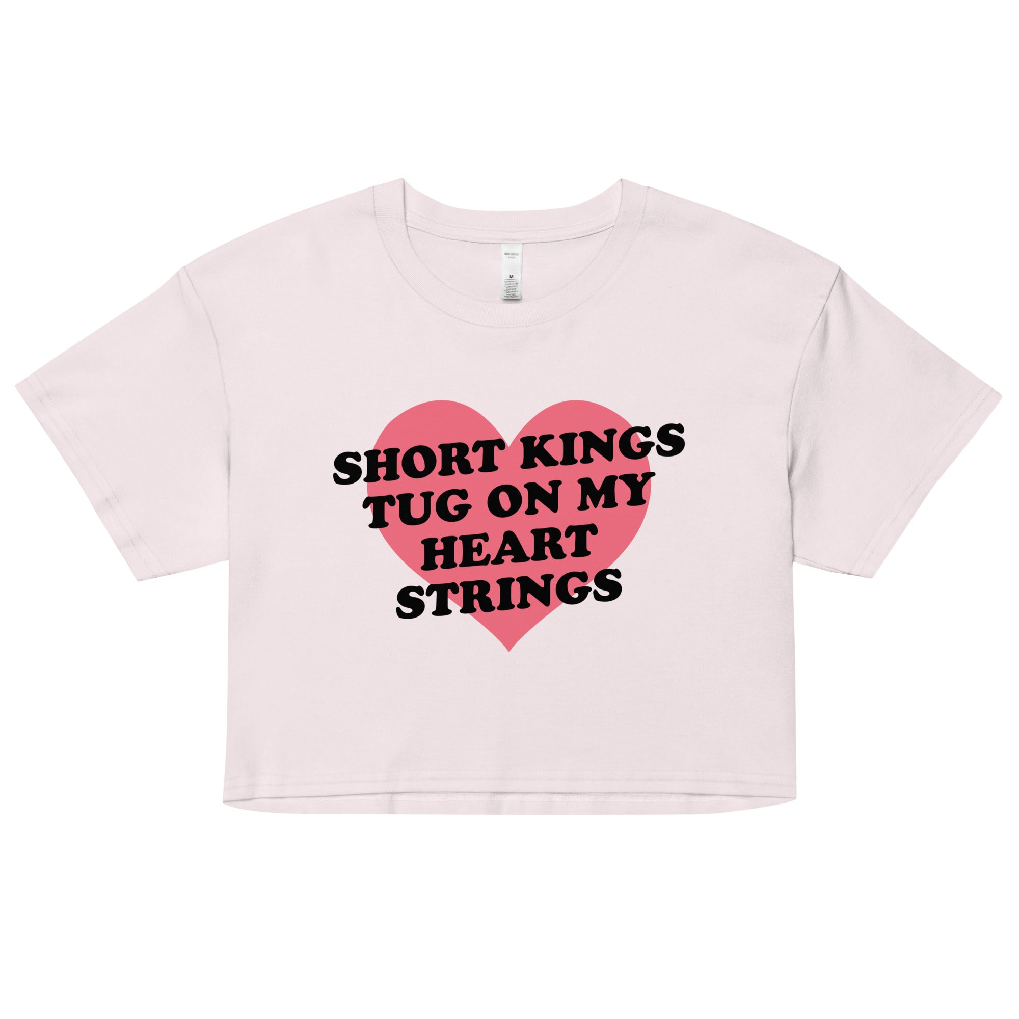 Short Kings Tug on My Heart Strings crop top