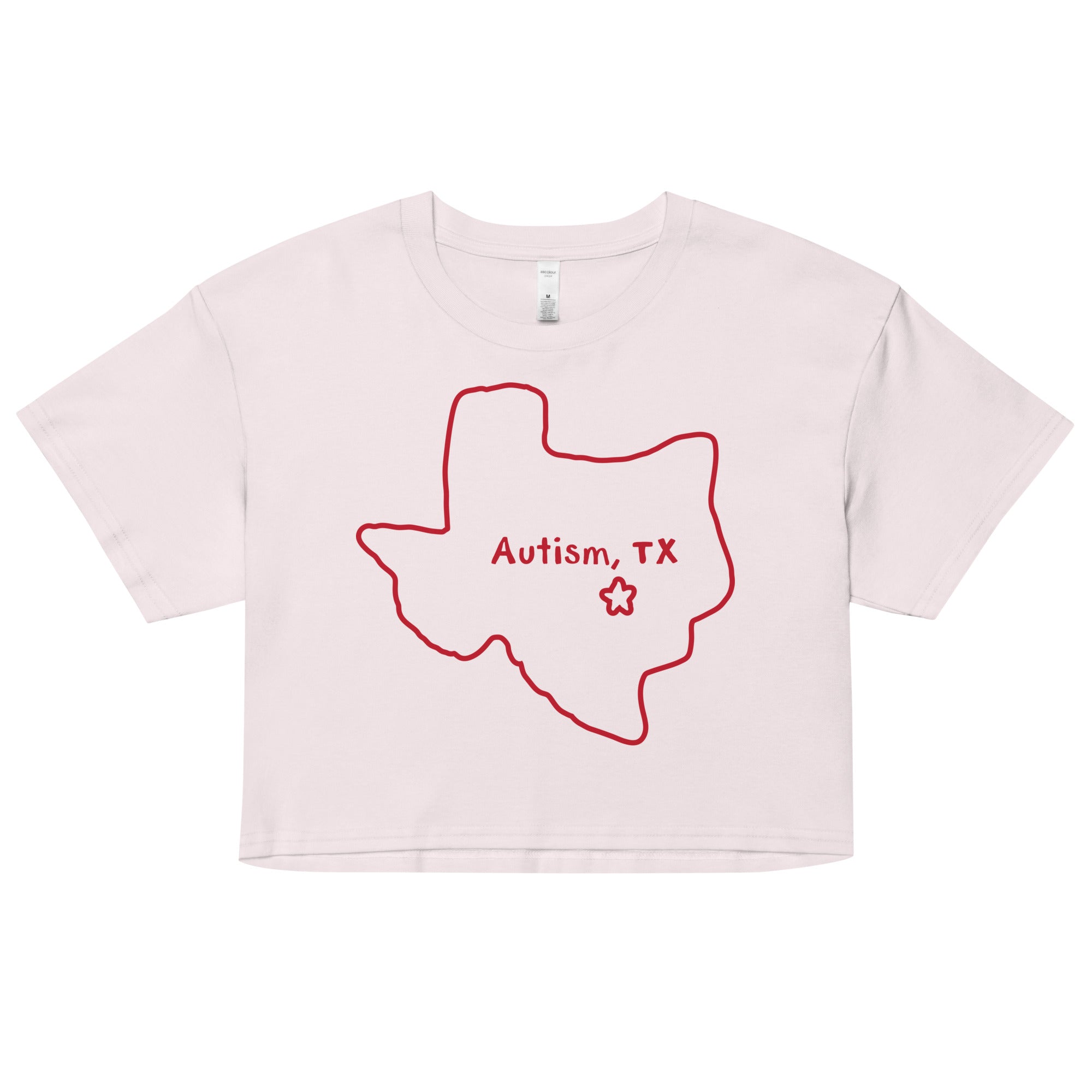 Autism Texas crop top