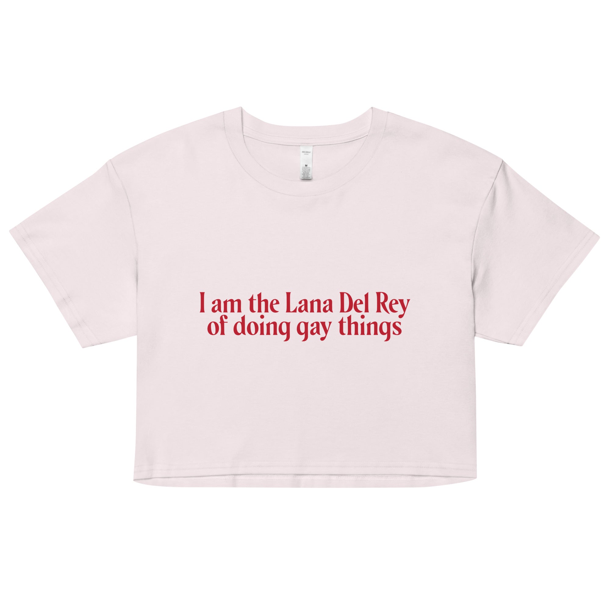 Lana Del Rey of Doing Gay Things crop top