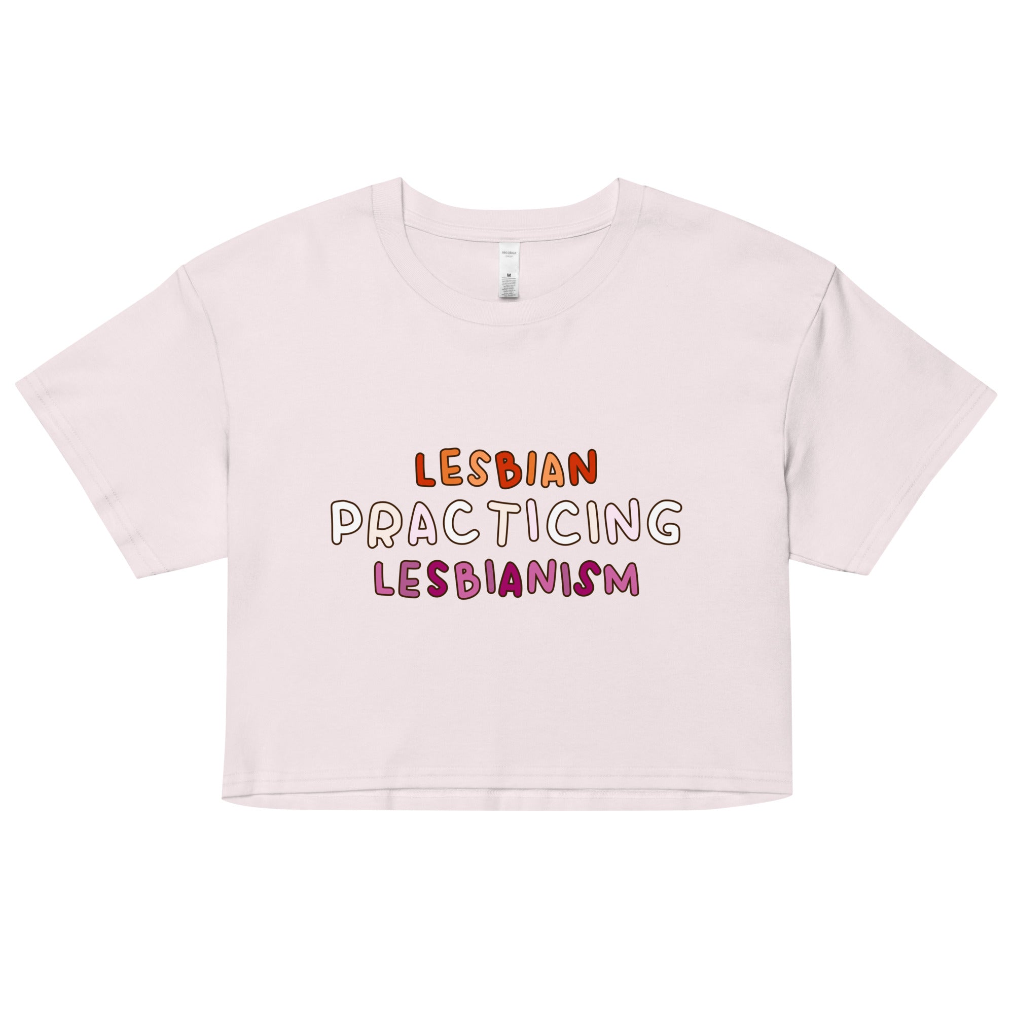 Lesbian Practicing Lesbianism crop top