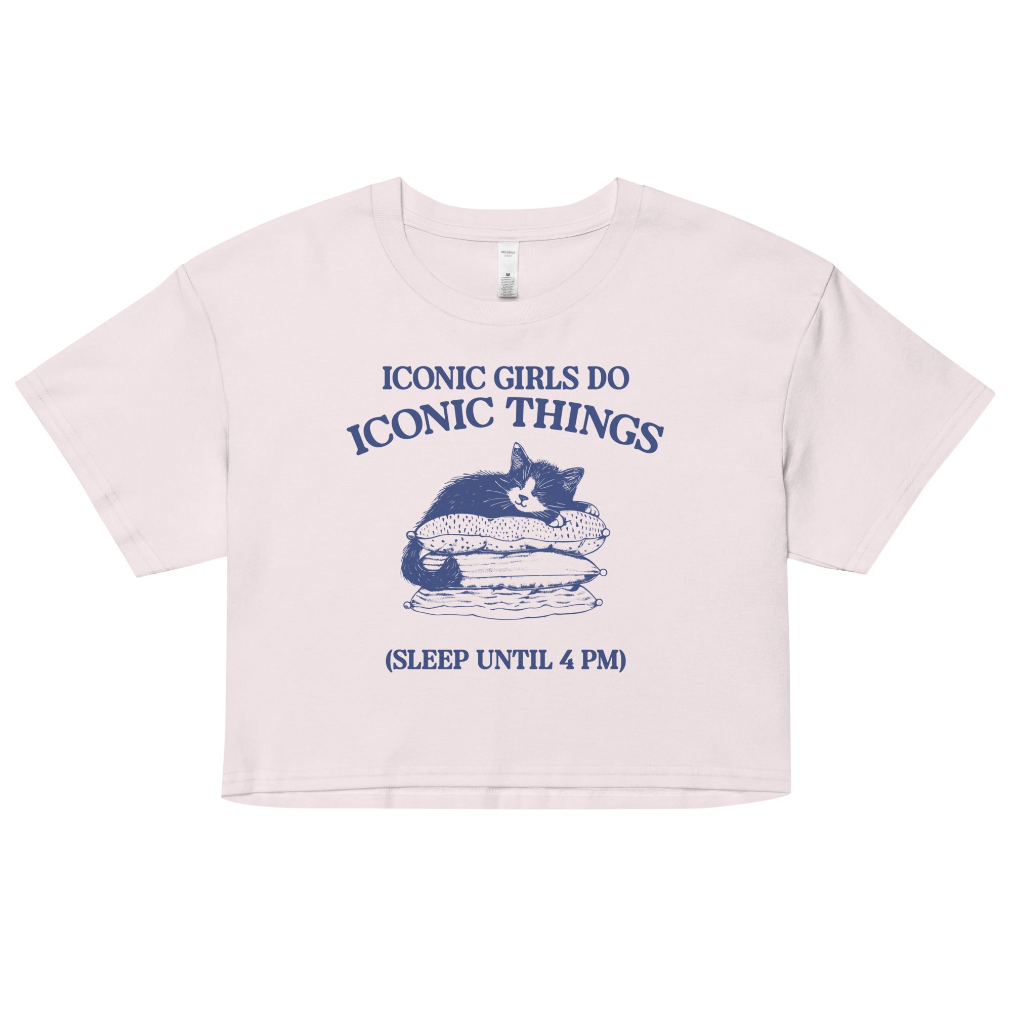 Iconic Girls (Sleep Until 4 PM) crop top