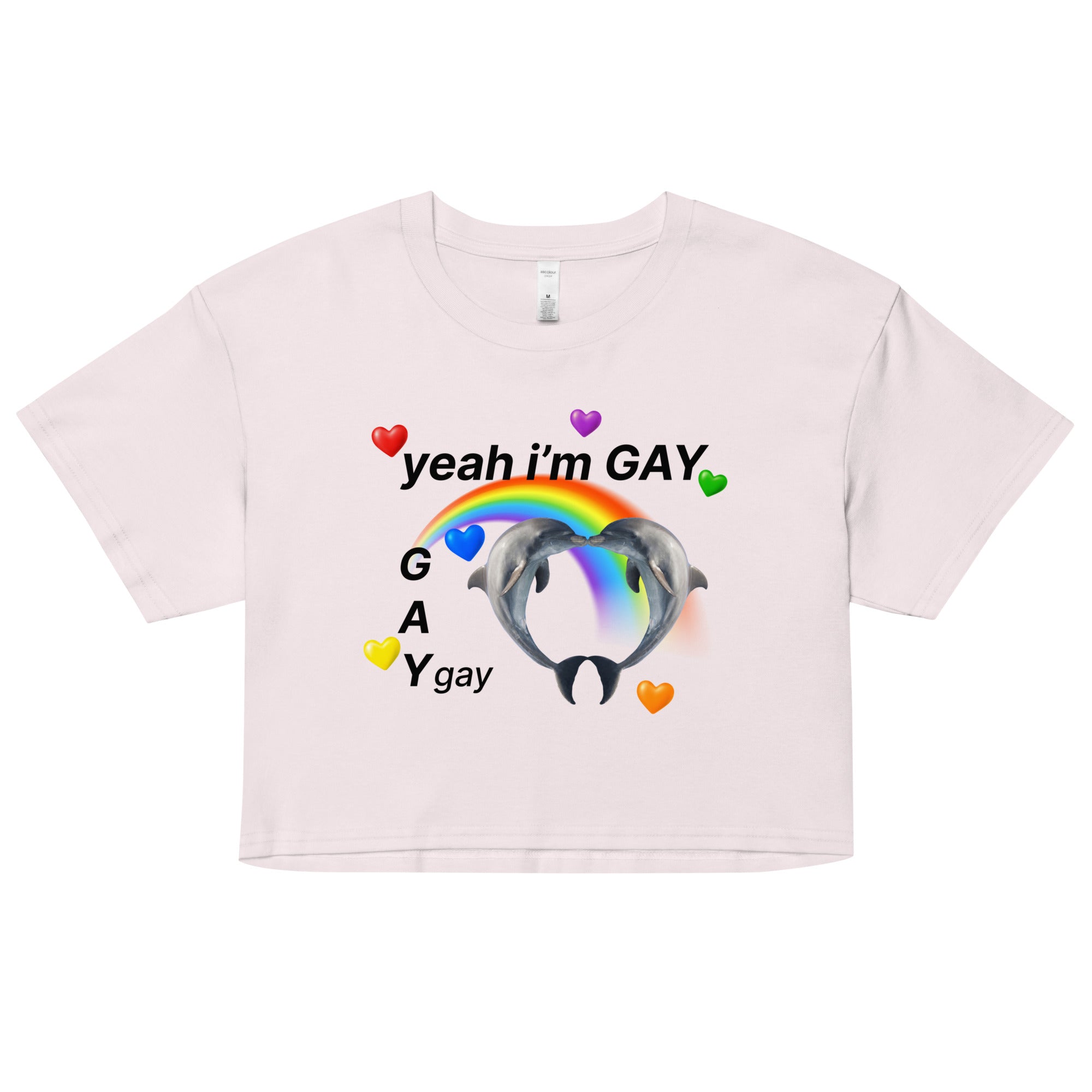 Yeah I'm GAY (Gay) crop top