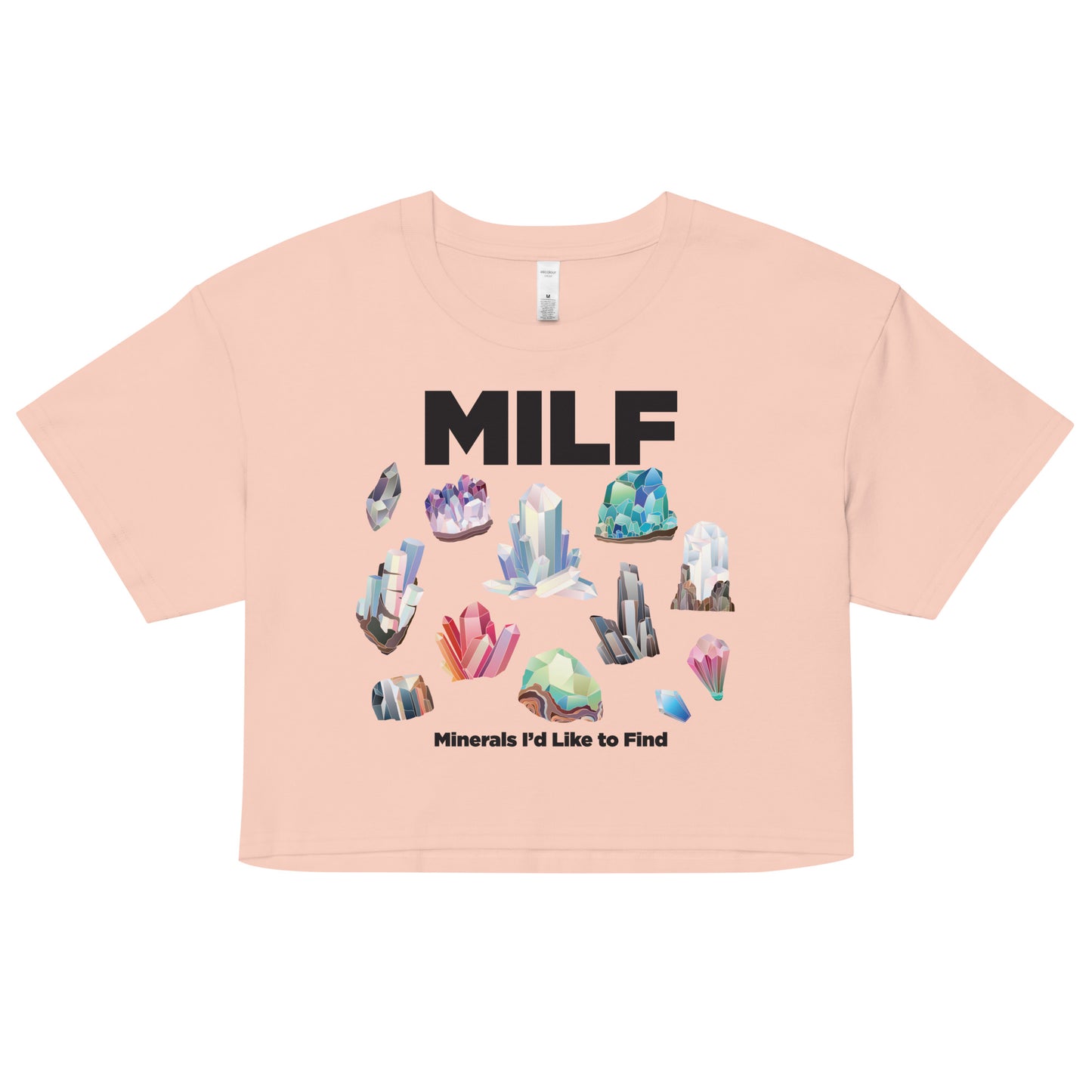 MILF Minerals I'd Like to Find crop top