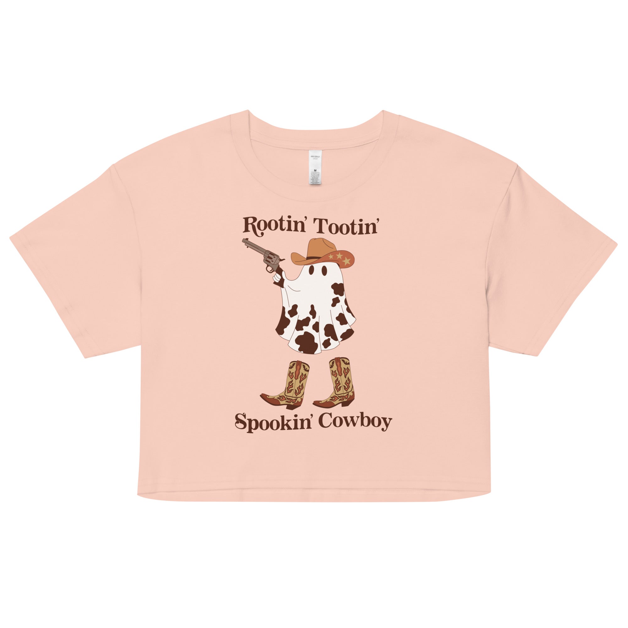 Rootin' Tootin' Spookin' Cowboy crop top