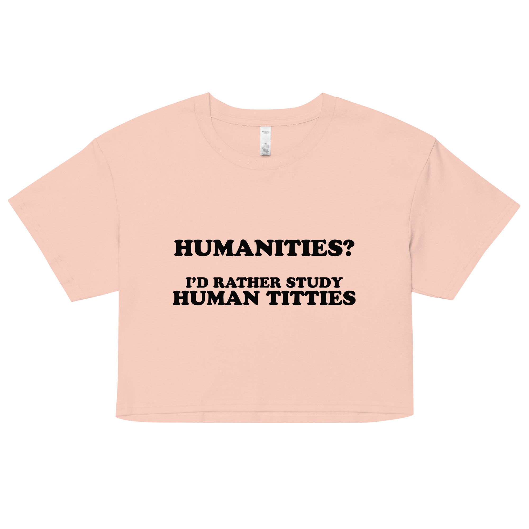 Humanities (Human Titties) crop top