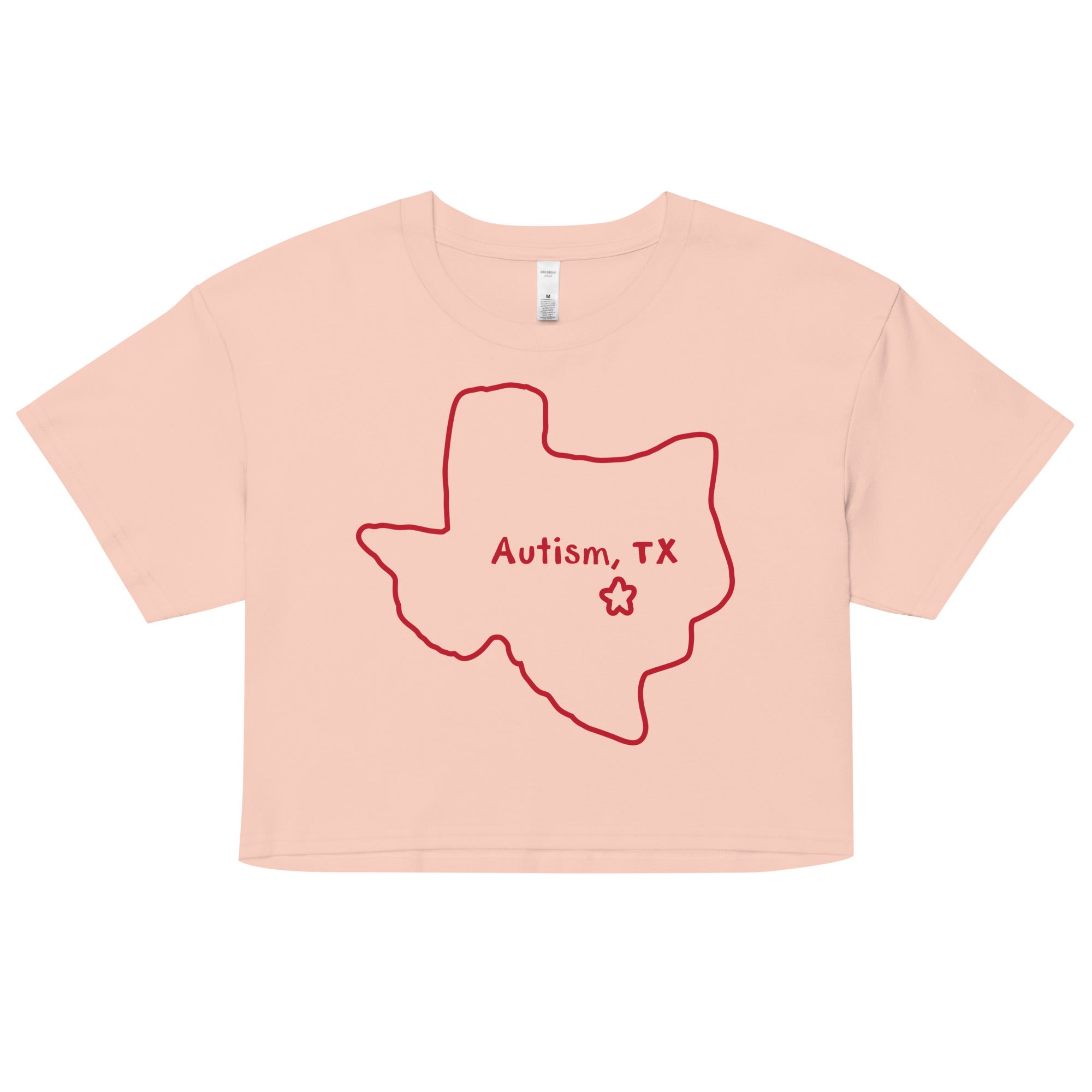 Autism Texas crop top