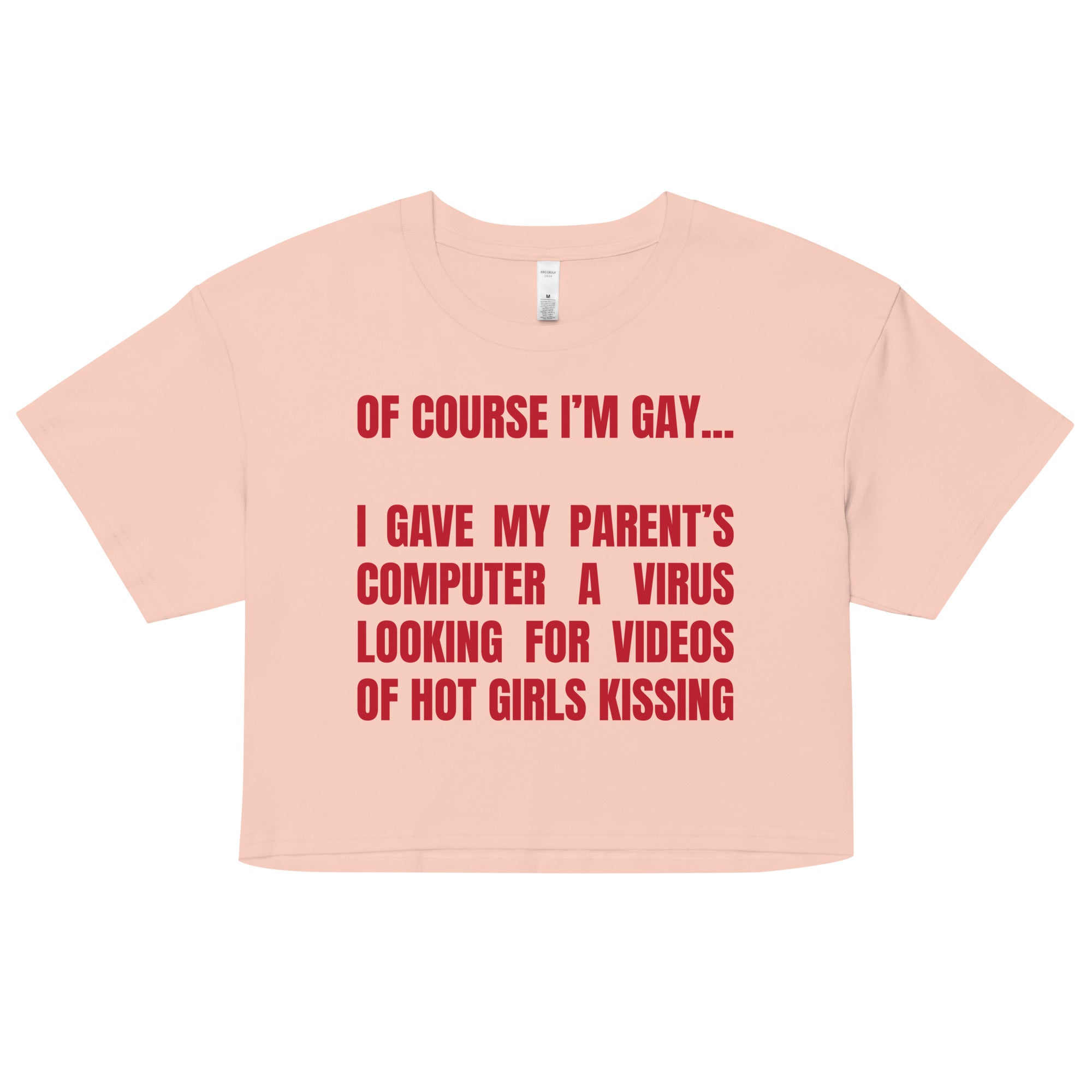 Of Course I'm Gay crop top