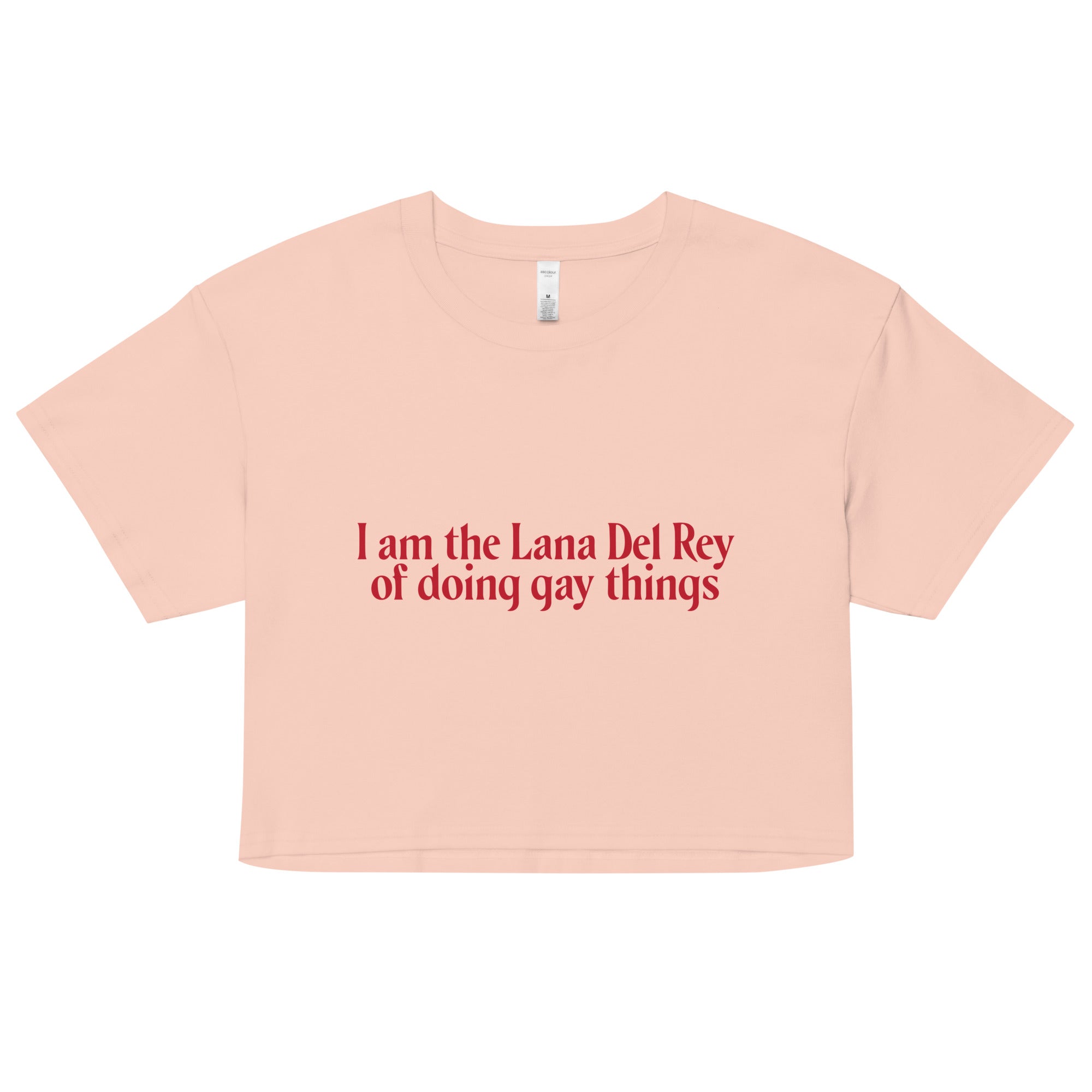 Lana Del Rey of Doing Gay Things crop top