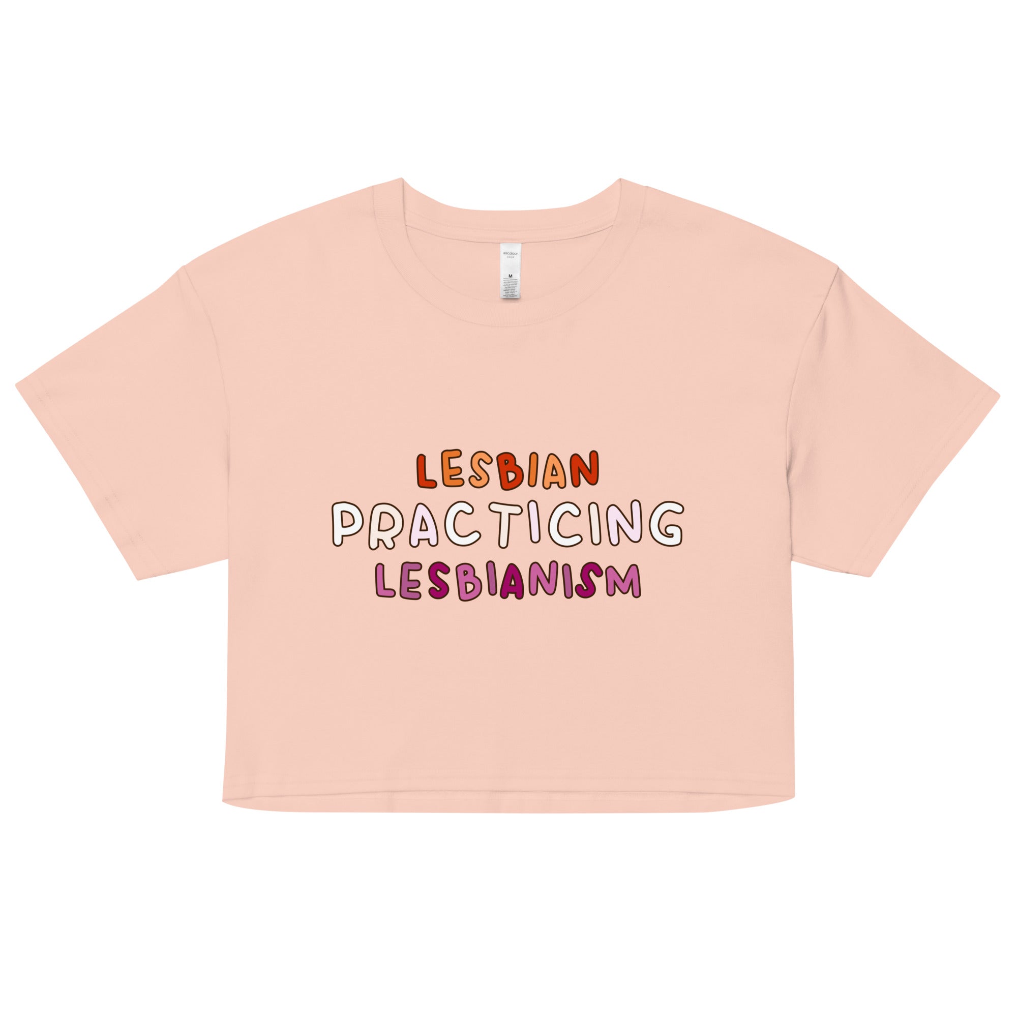 Lesbian Practicing Lesbianism crop top