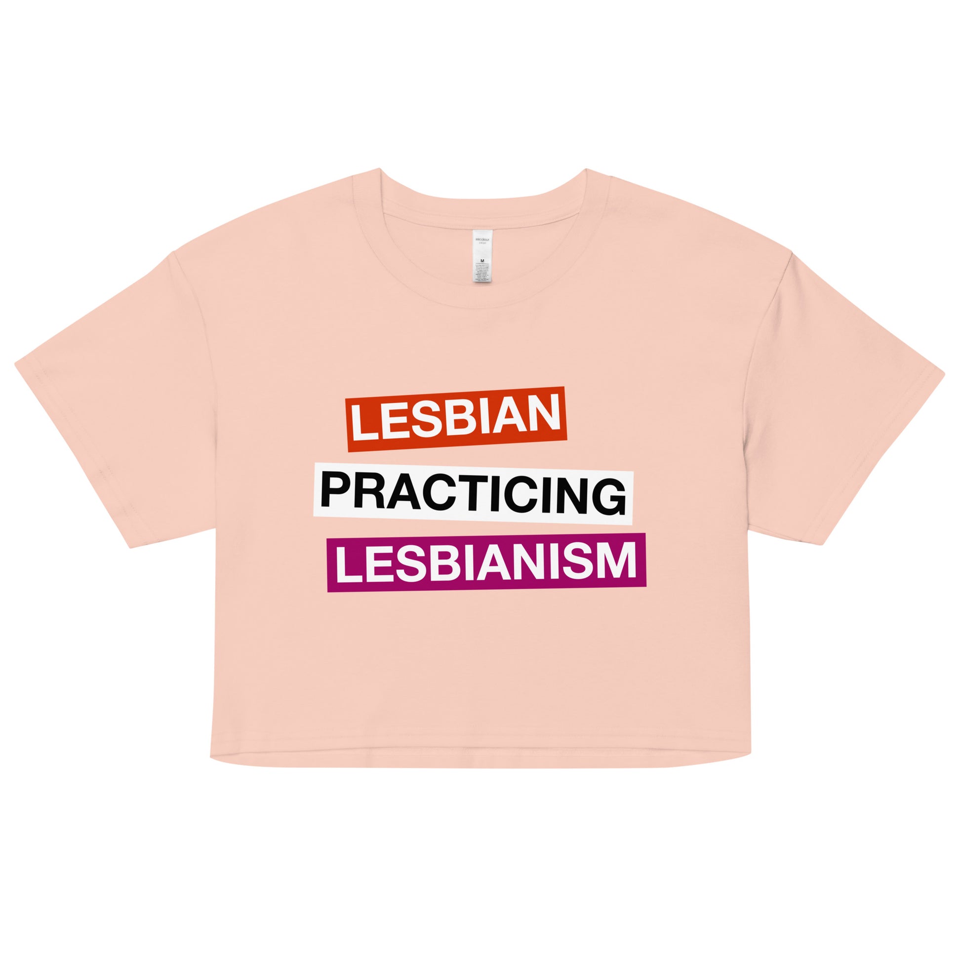 Lesbian Practicing Lesbianism (Version 2) crop top – Got Funny?