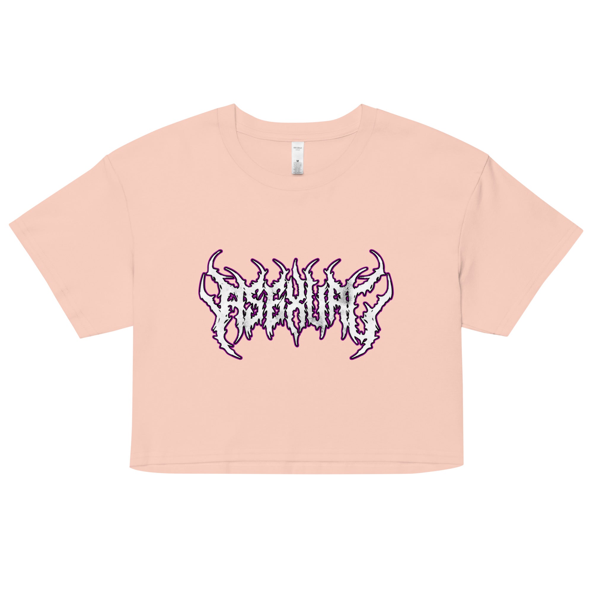 Aesxual Heavy Metal crop top