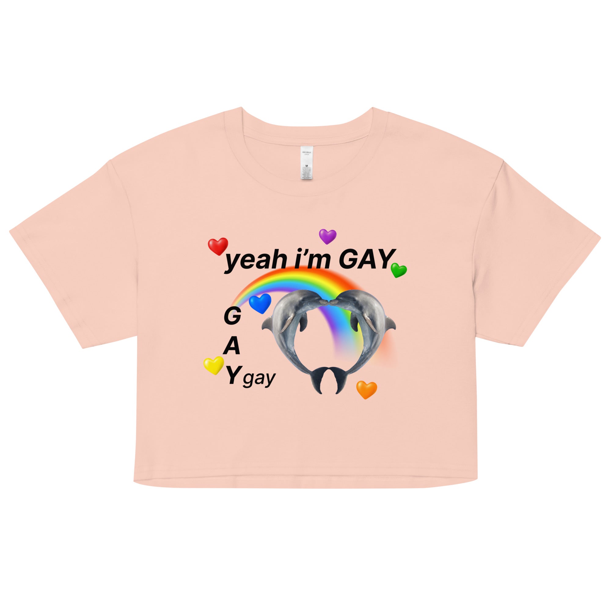 Yeah I'm GAY (Gay) crop top