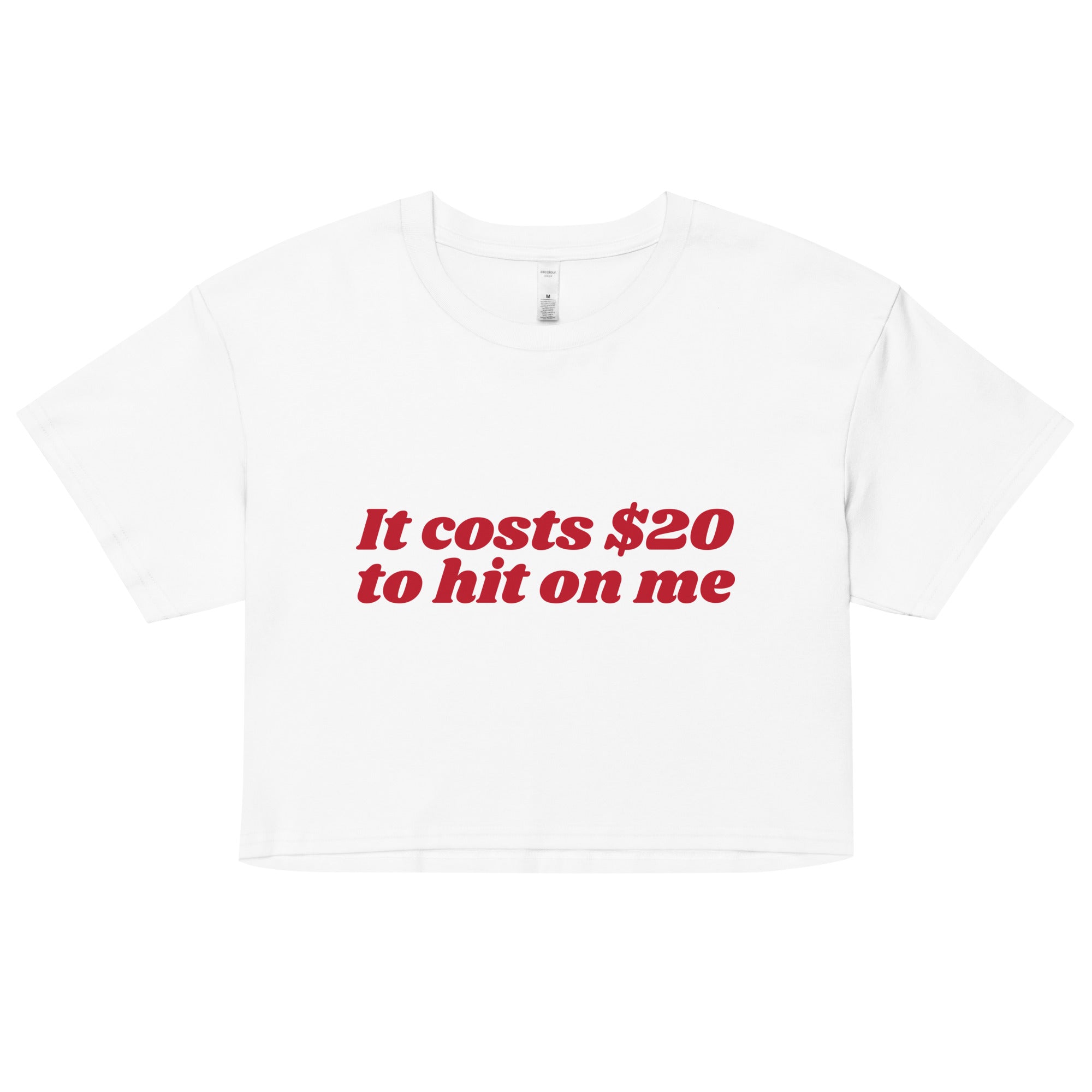 It Costs $20 to Hit on Me Women’s crop top