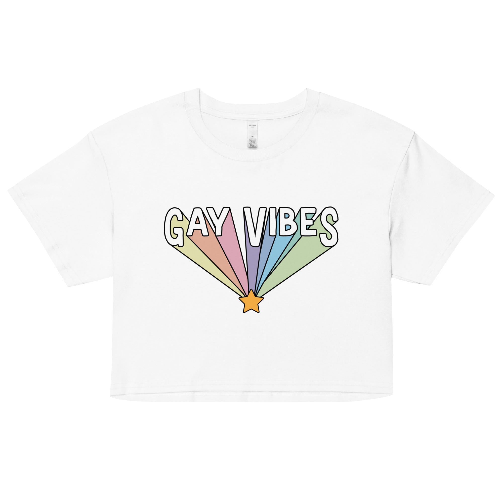 Gay Vibes crop top