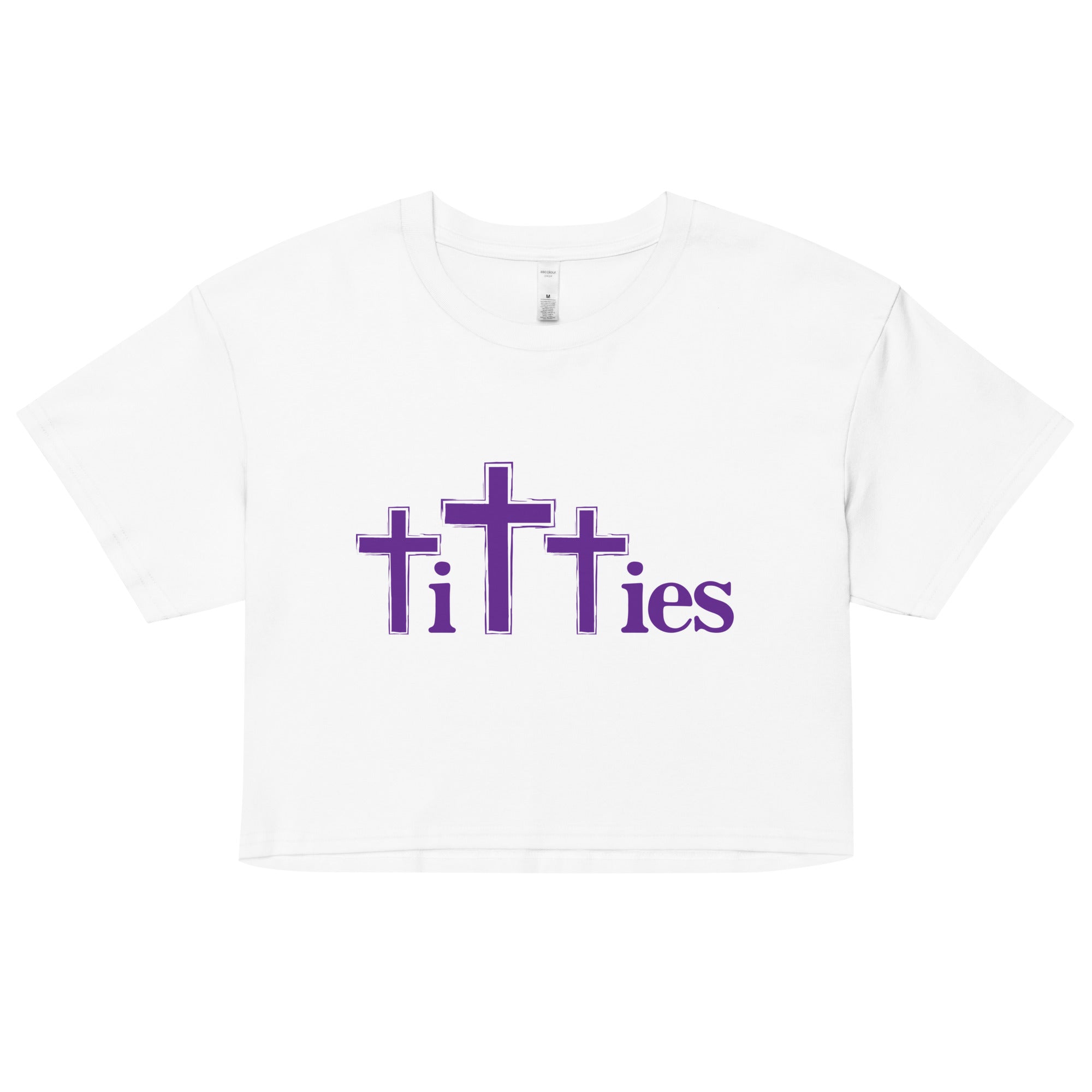 Titties (Crosses) crop top