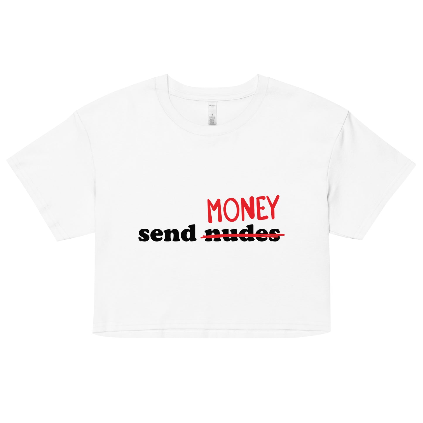 Send Money crop top