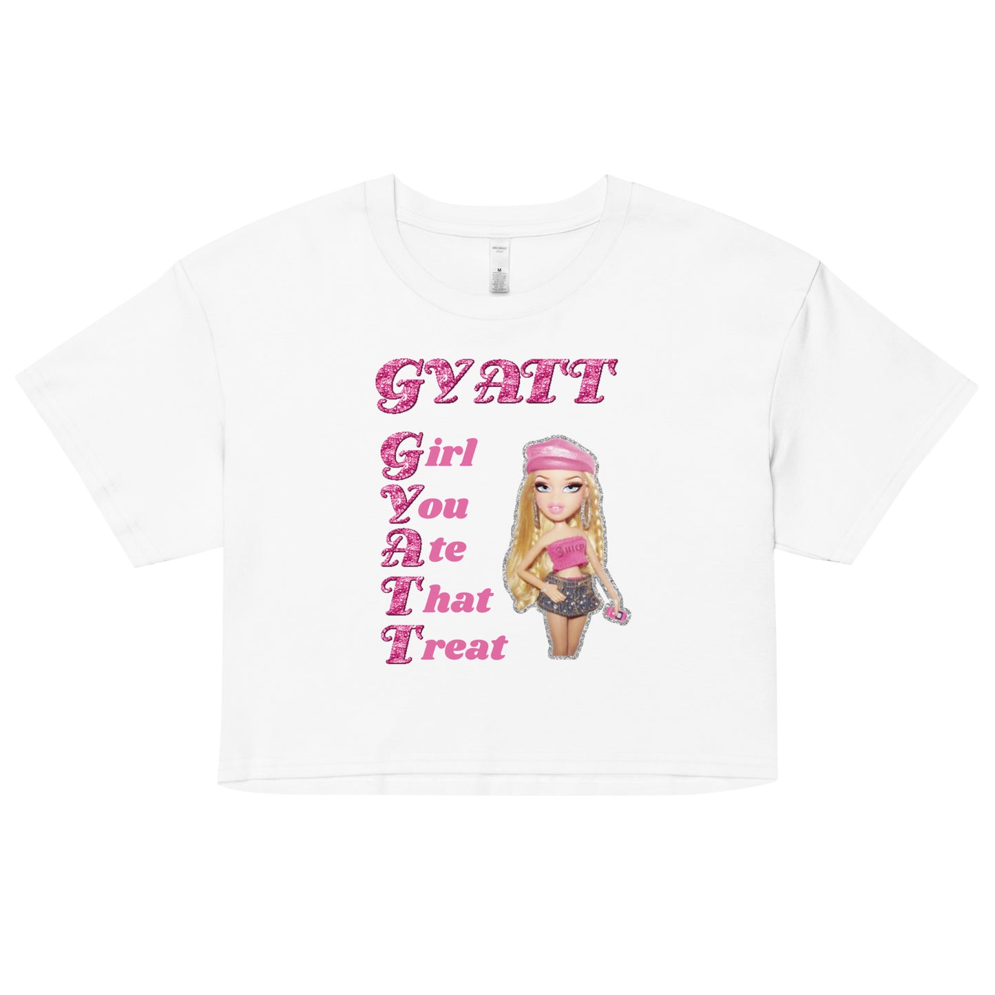 GYATT (Girl You Ate That Treat) crop top