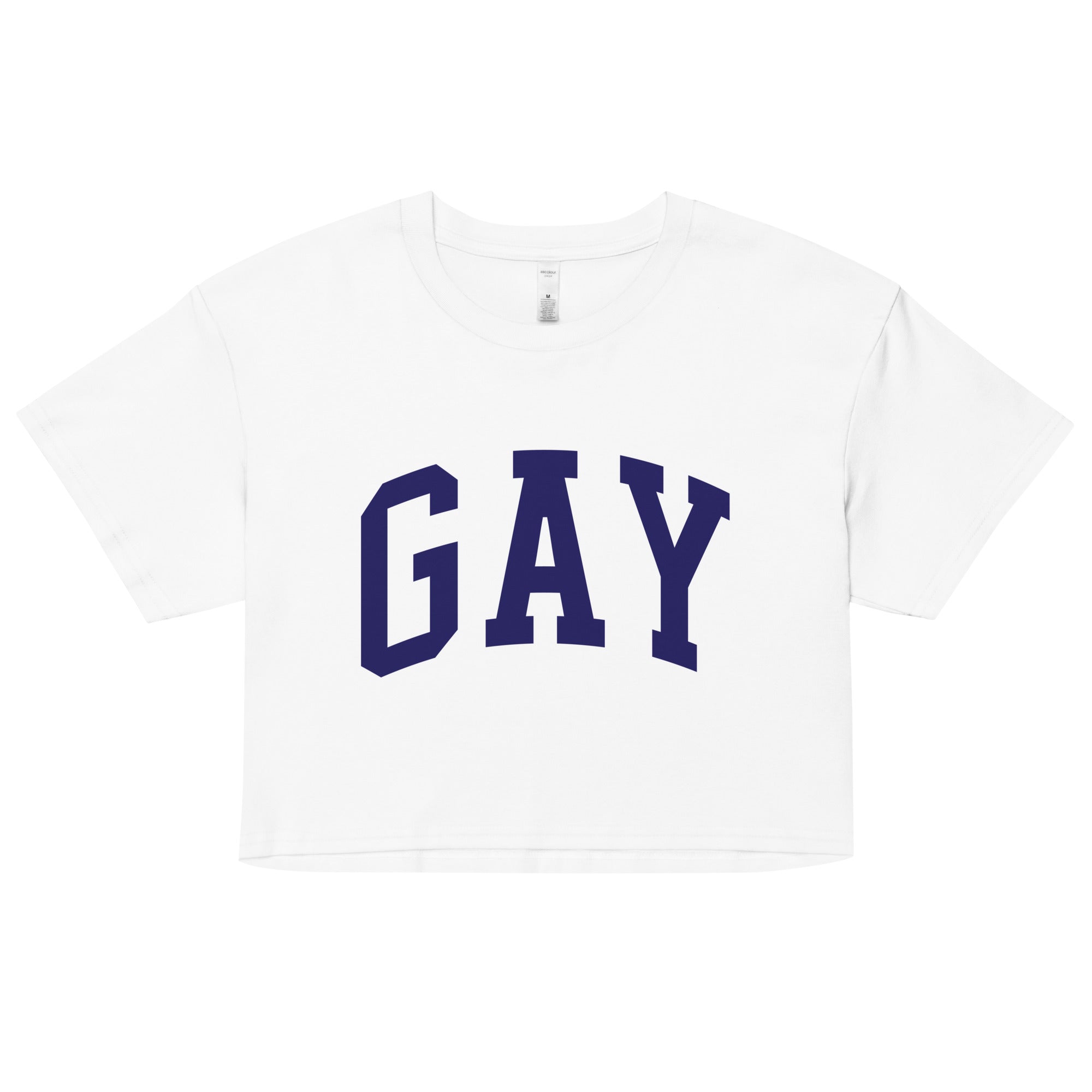 GAY crop top