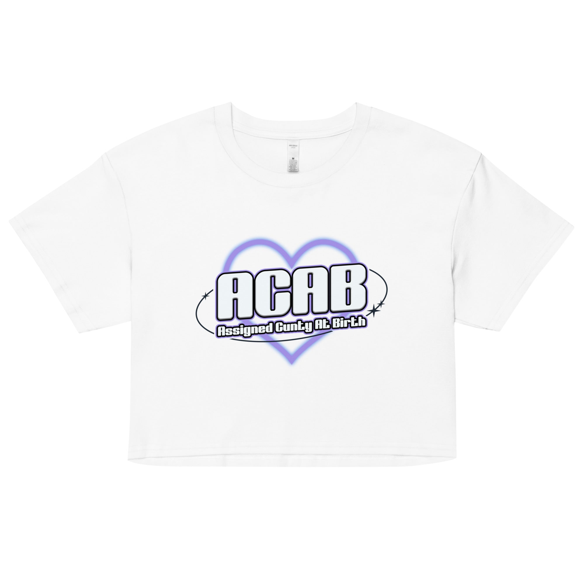 ACAB (Assigned Cunty At Birth) crop top