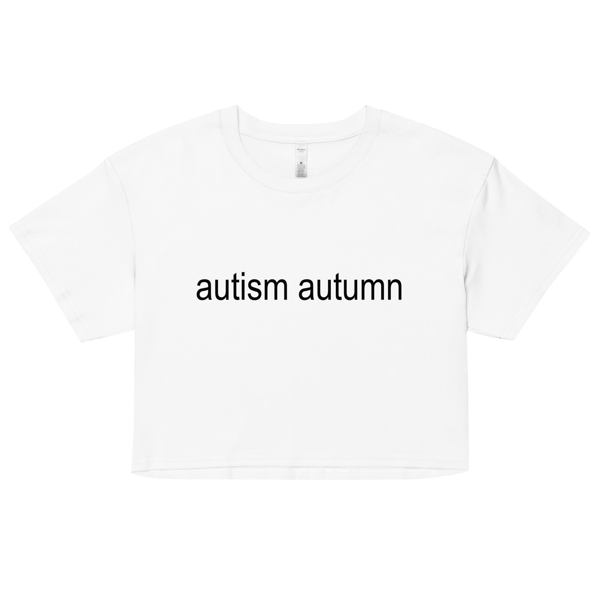 Autism Autumn crop top