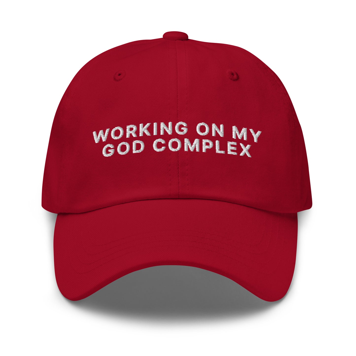 Working On My God Complex hat