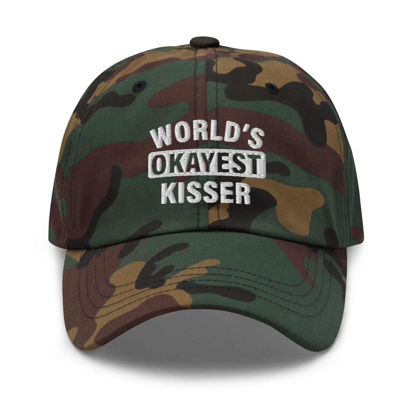 World's Okayest Kisser hat