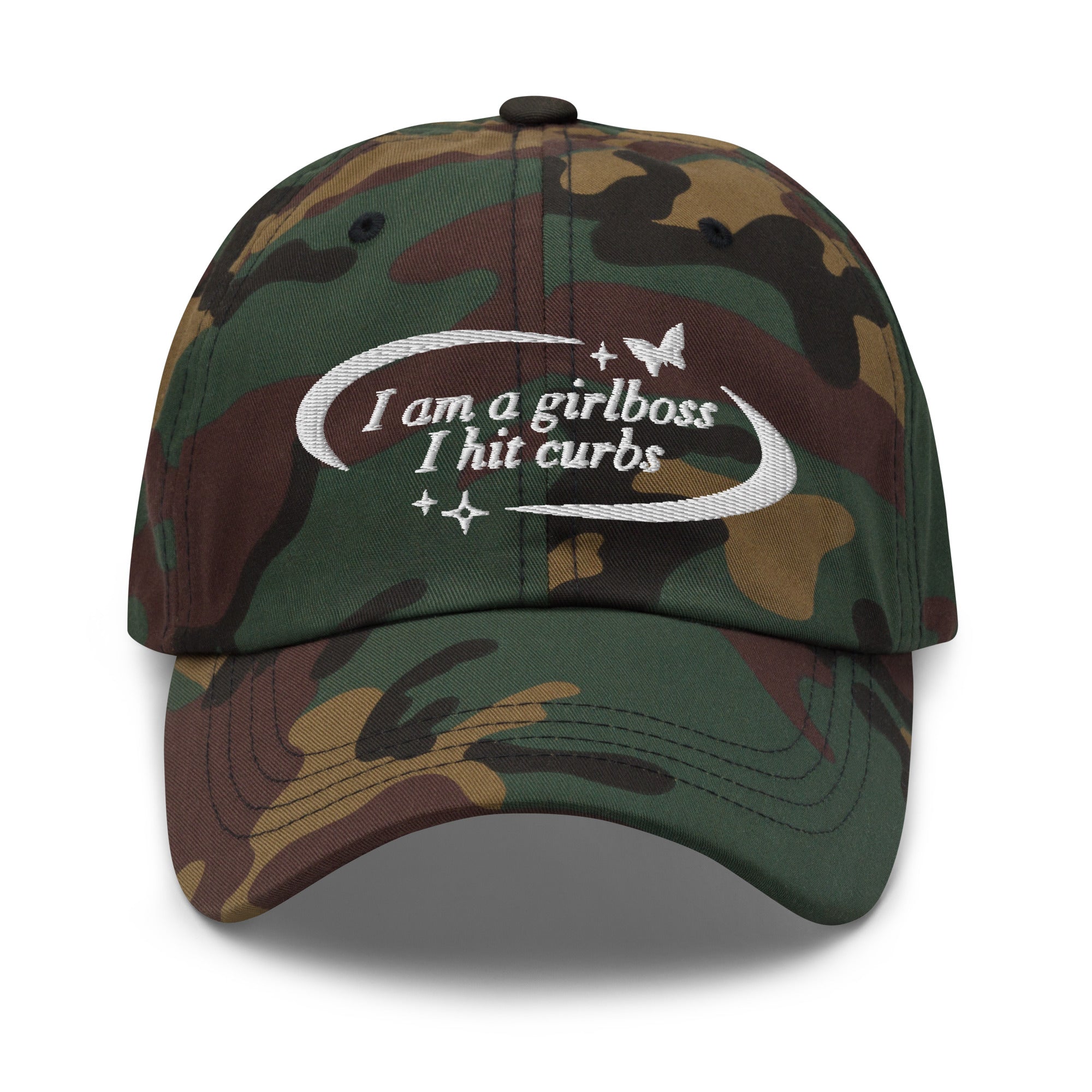 Girlboss I Hit Curbs (Embroidered) hat