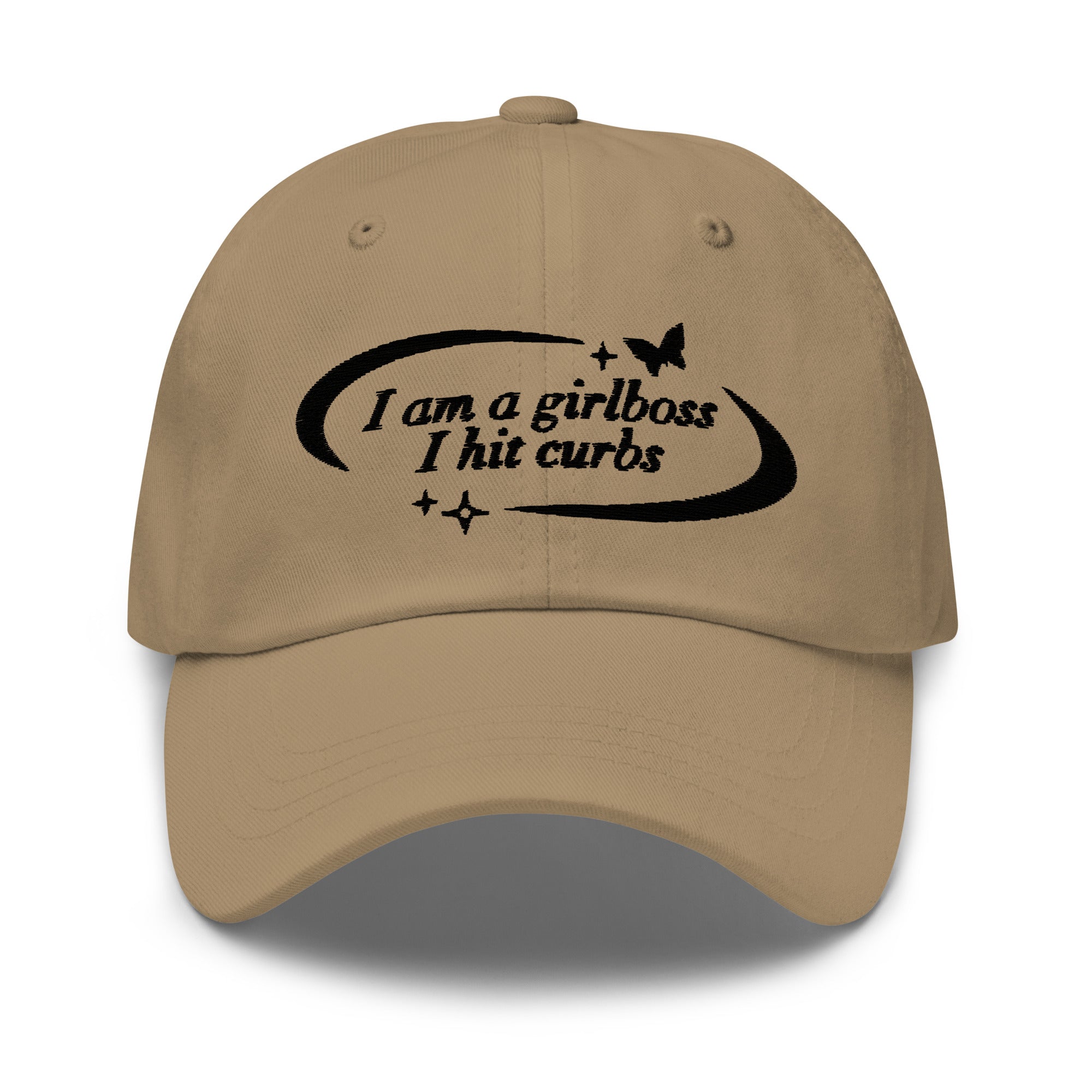 Girlboss I Hit Curbs (Embroidered) hat