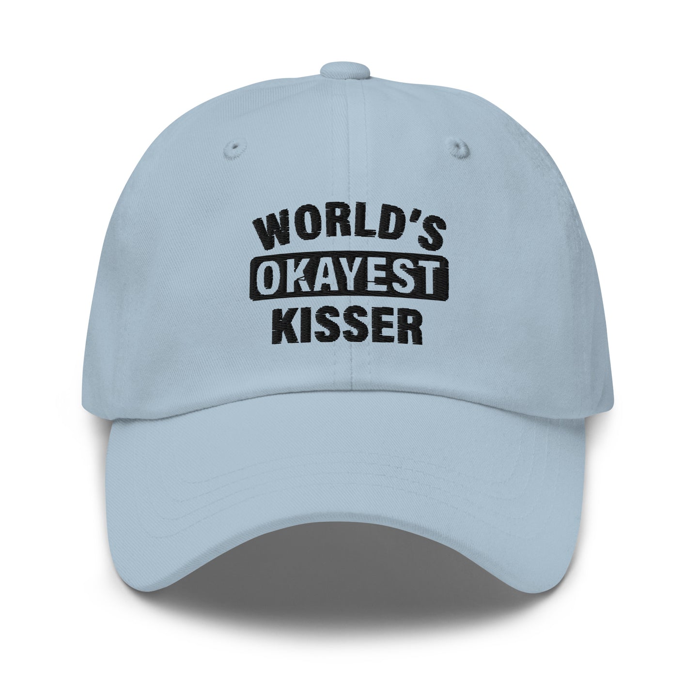 World's Okayest Kisser hat